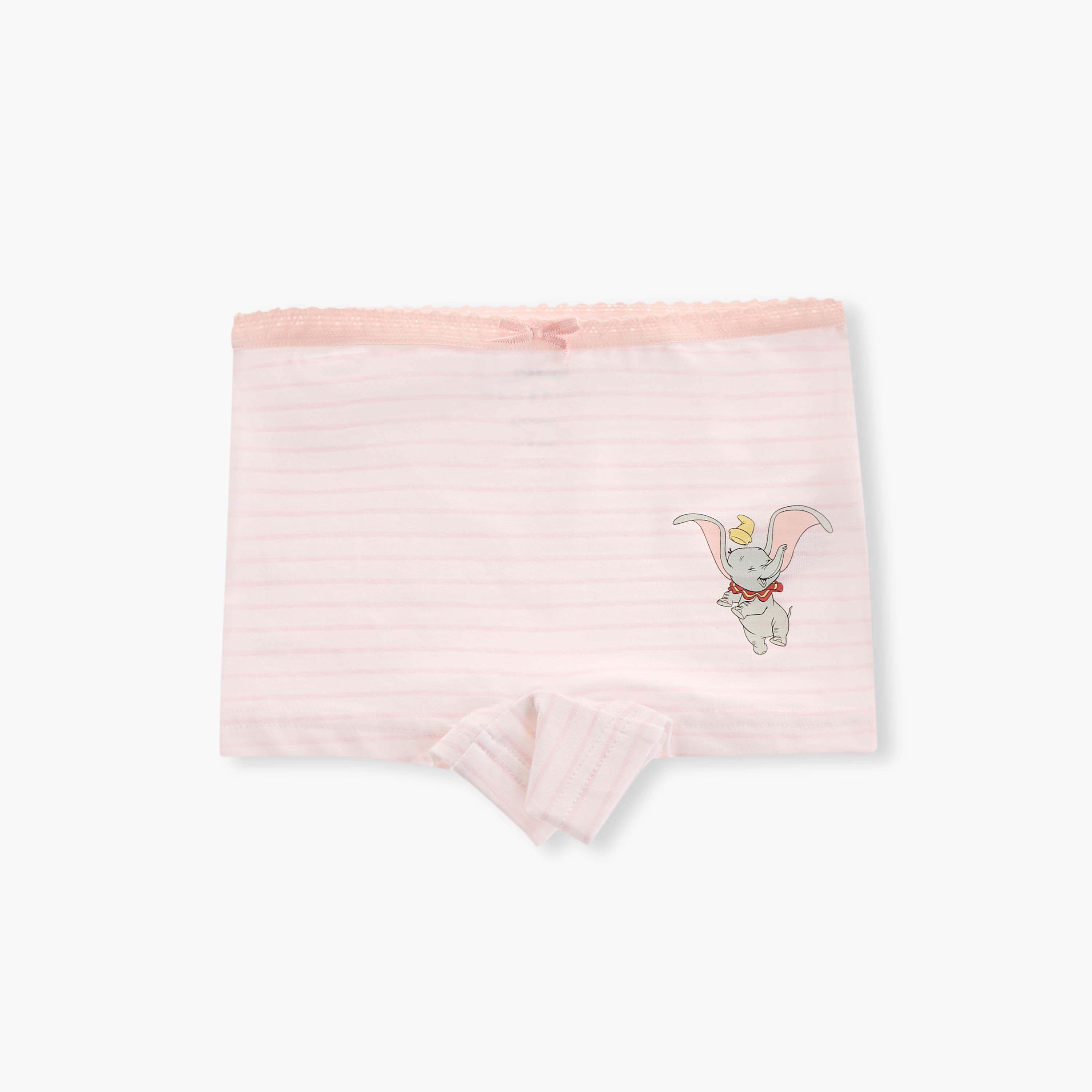 طقم سراويل بوكسر داخلية بتفاصيل فيونكة وطبعات دومبو من جونيورز عدد 3-baby-girls-clothing-innerwear-image-3