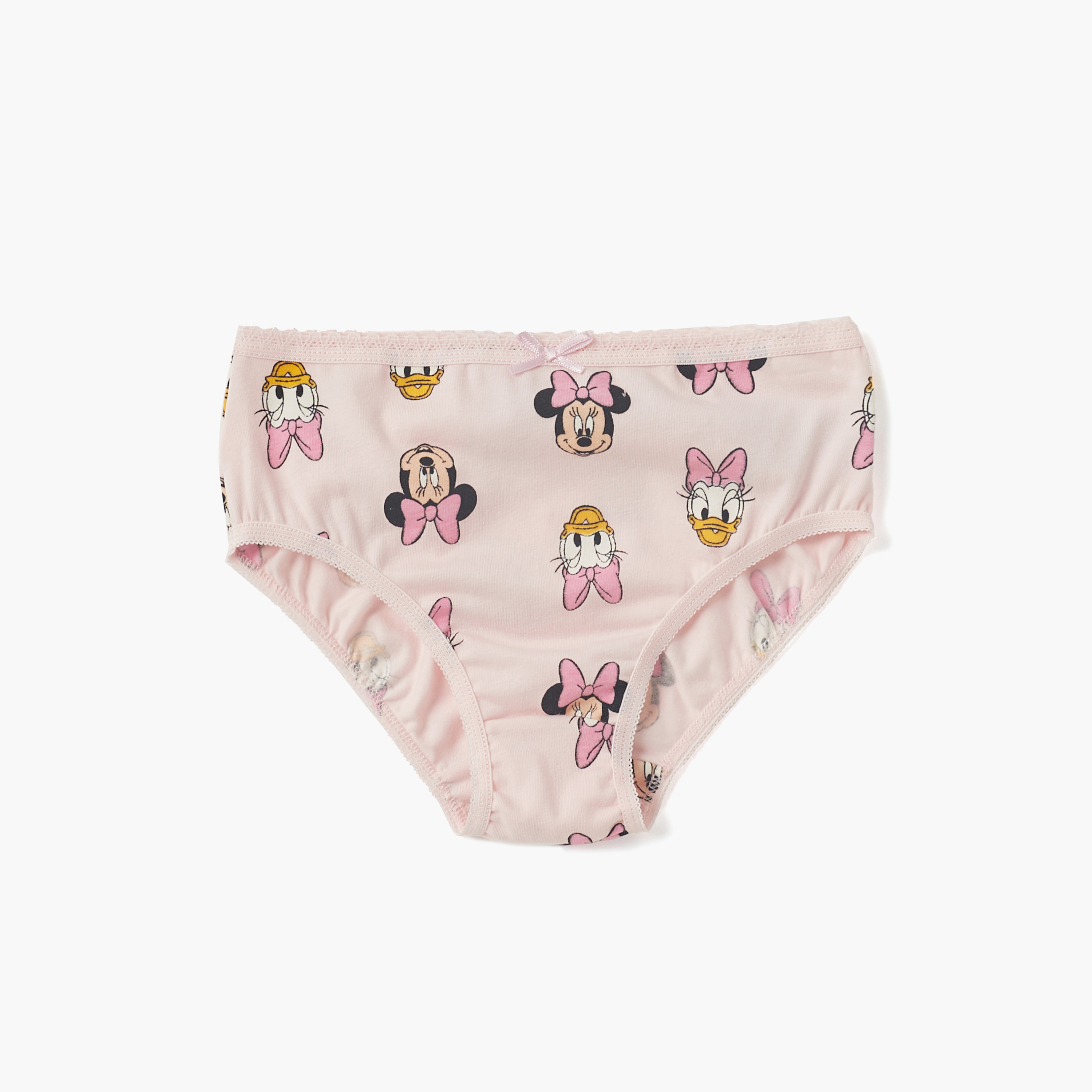 Disney Minnie Mouse and Daisy Duck Print Briefs - Set of 3-girls-clothing-innerwear-panties-image-2