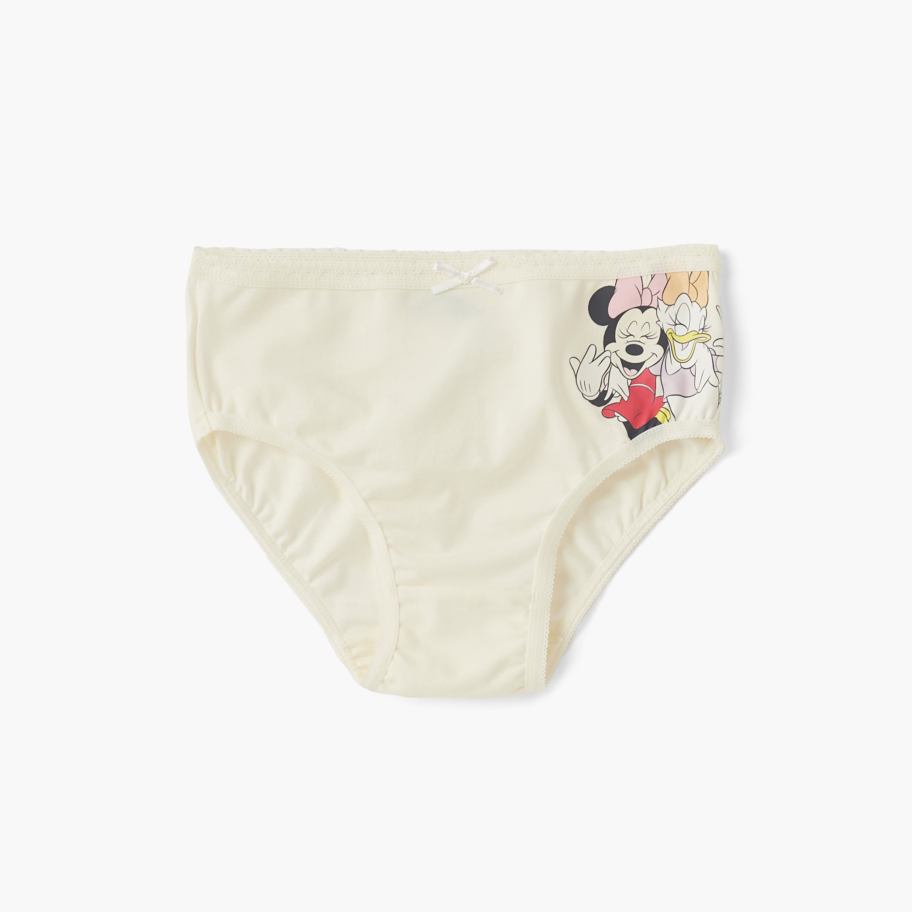 Disney Minnie Mouse and Daisy Duck Print Briefs - Set of 3-girls-clothing-innerwear-panties-image-4