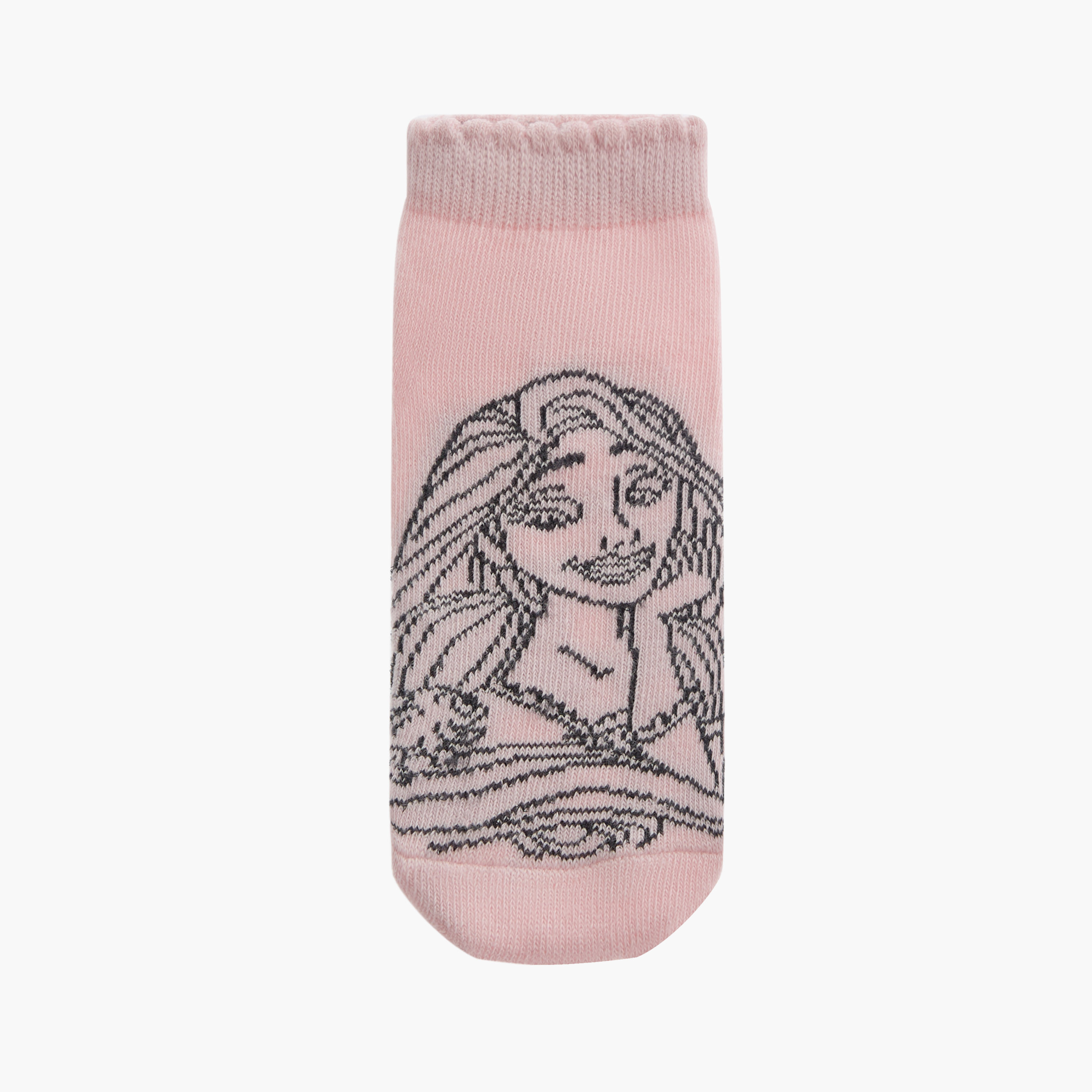 Disney Printed Ankle Length Socks - Set of 3-baby-girls-accessories-socks-image-2