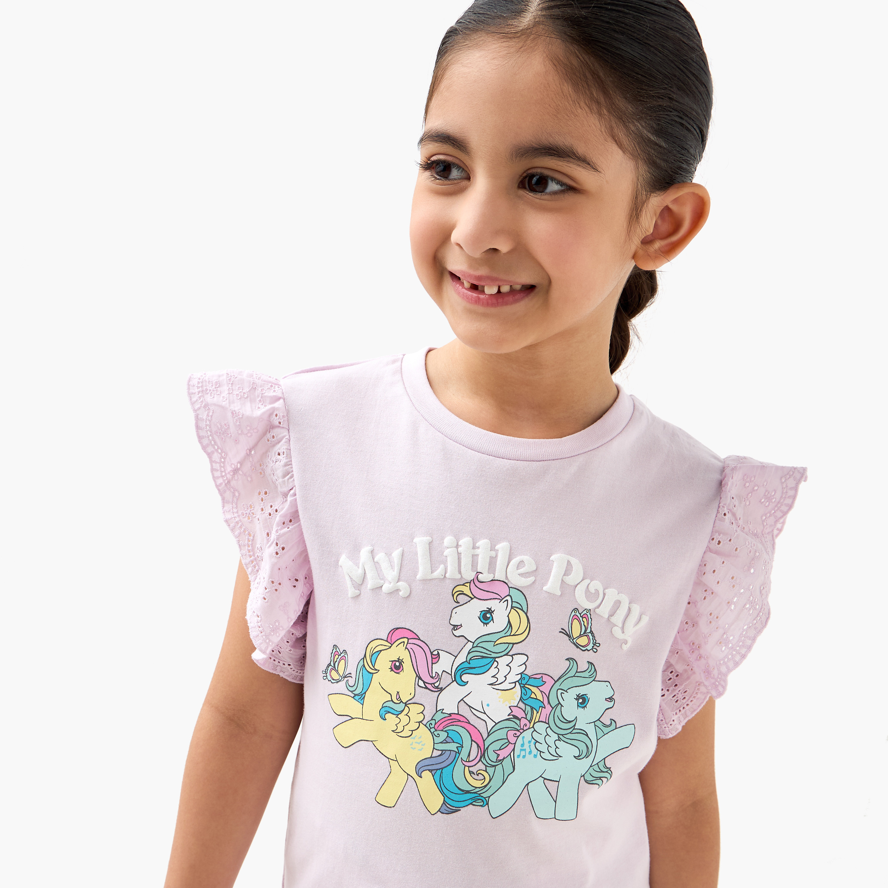 Hasbro My Little Pony Print T-shirt and Pyjama Set-baby-girls-clothing-nightwear-pyjamasets-image-5