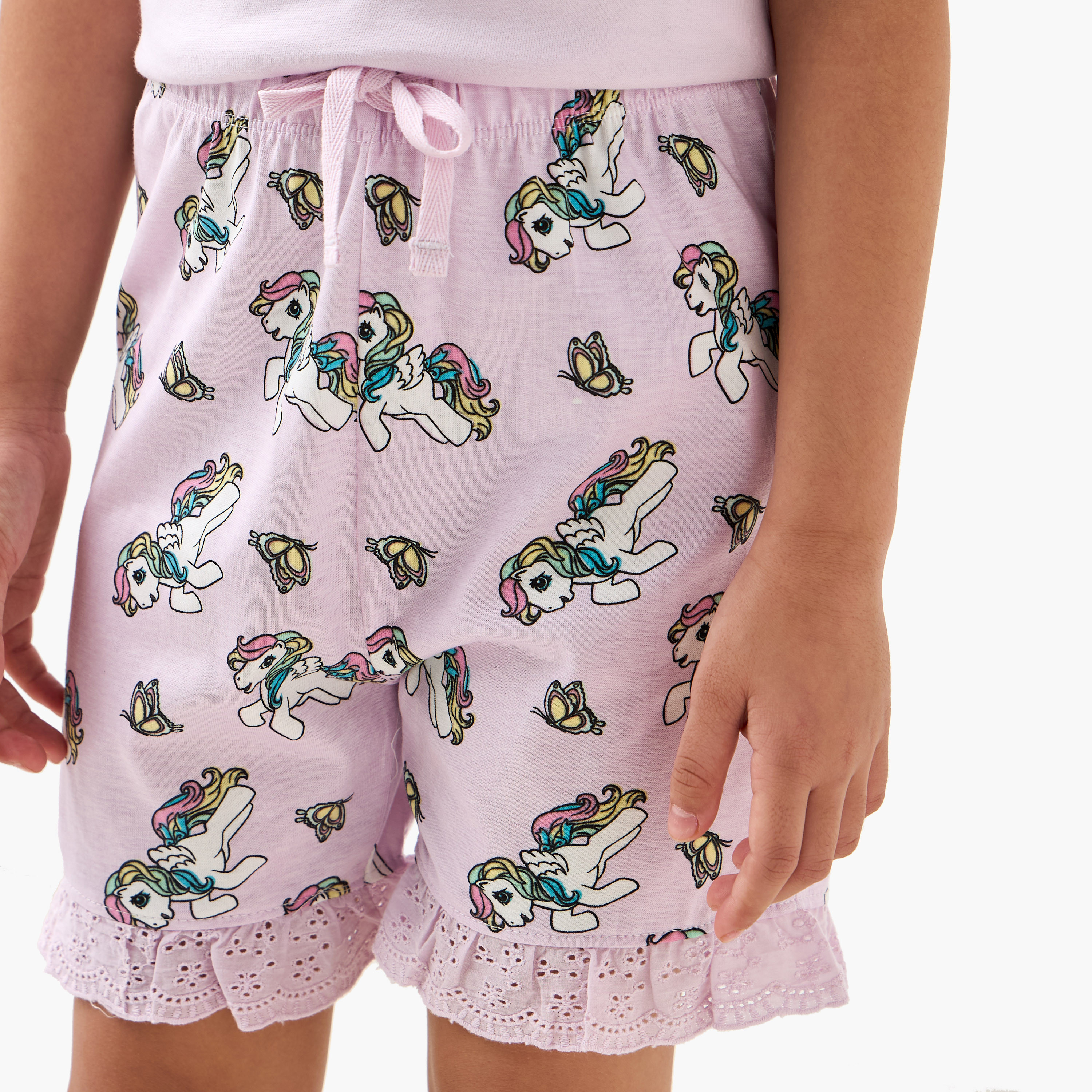 Hasbro My Little Pony Print T-shirt and Pyjama Set-baby-girls-clothing-nightwear-pyjamasets-image-6