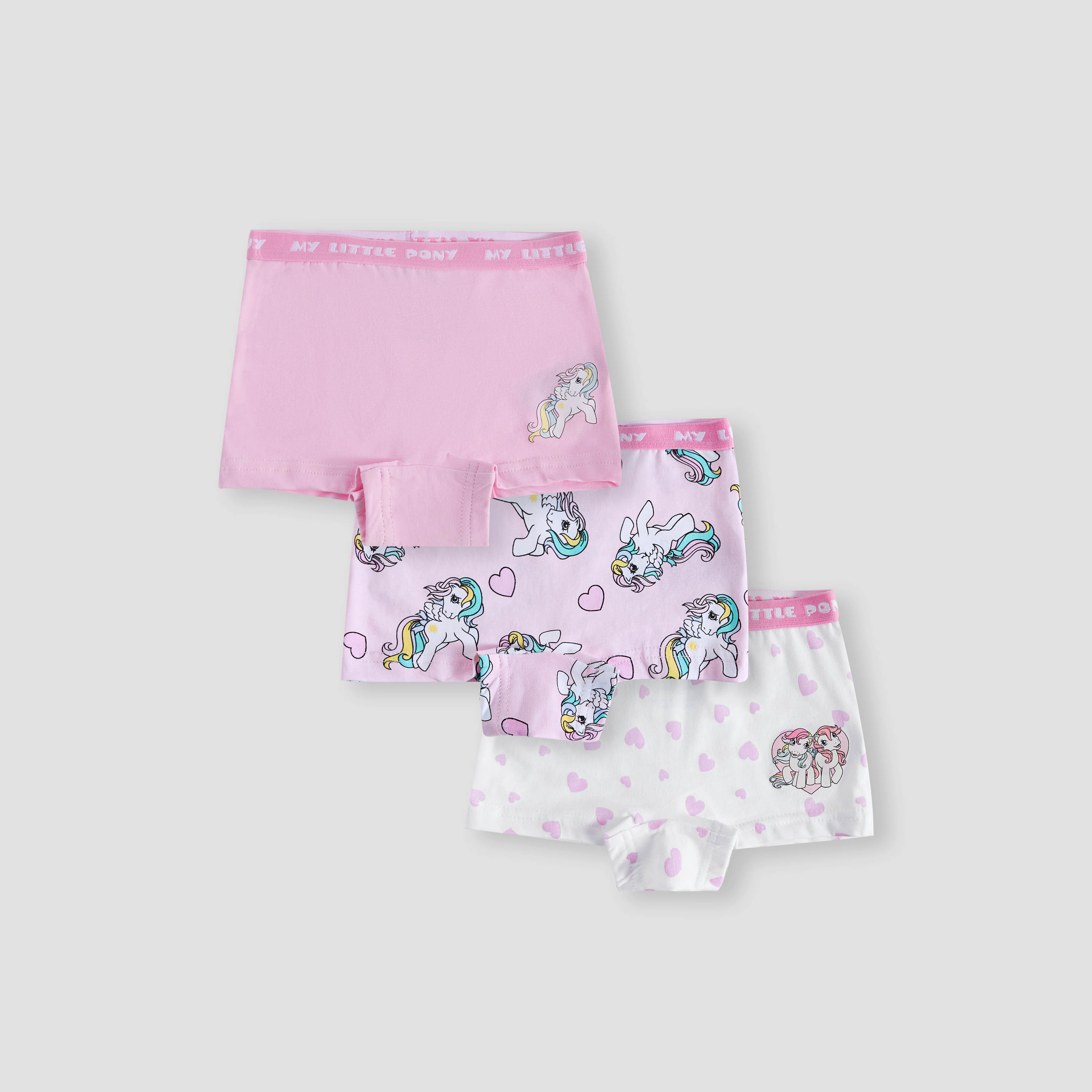 Hasbro My Little Pony Print Boxer Briefs - Set of 3-girls-clothing-innerwear-panties-image-1