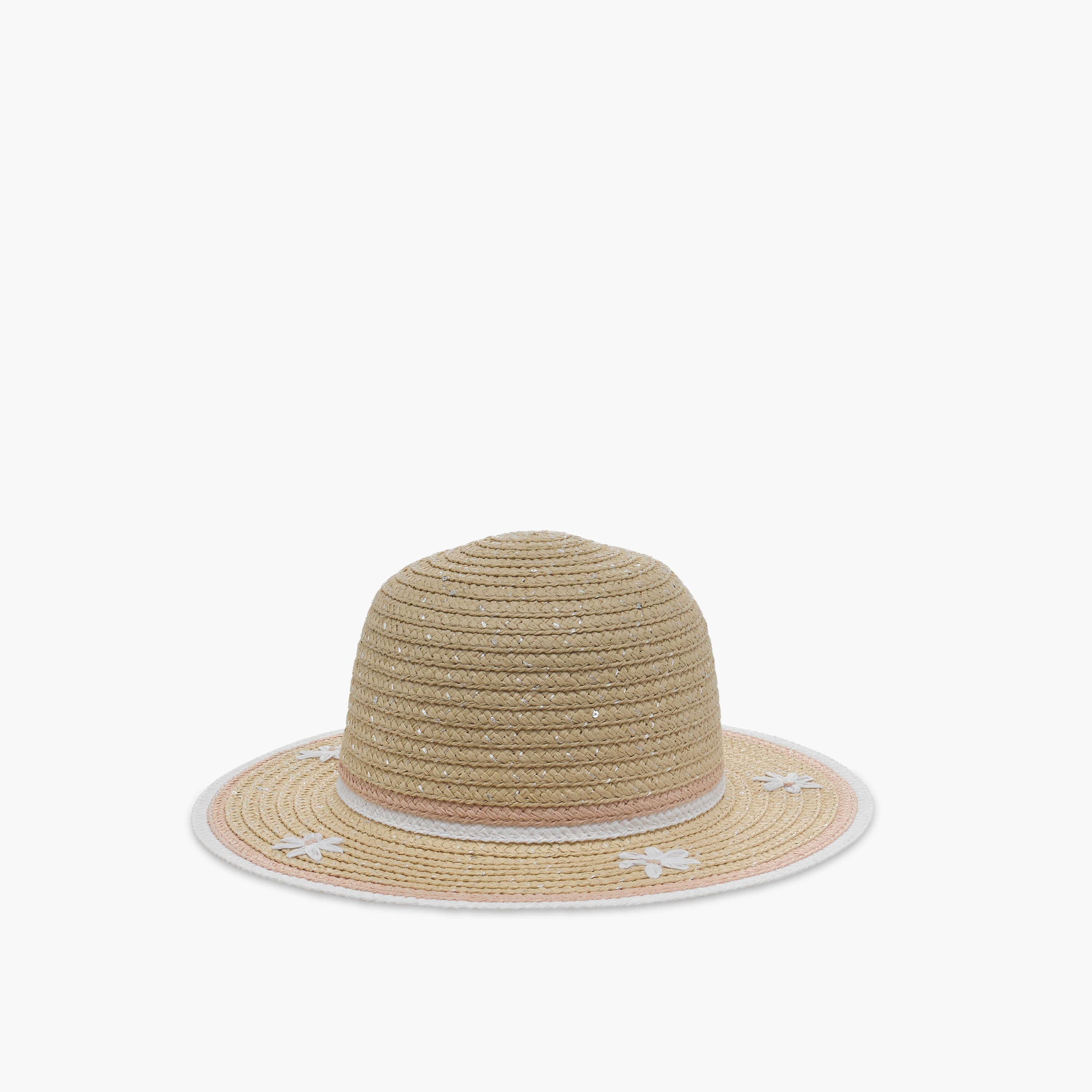 Juniors Floral Accent Hat-baby-girls-accessories-caps-image-1
