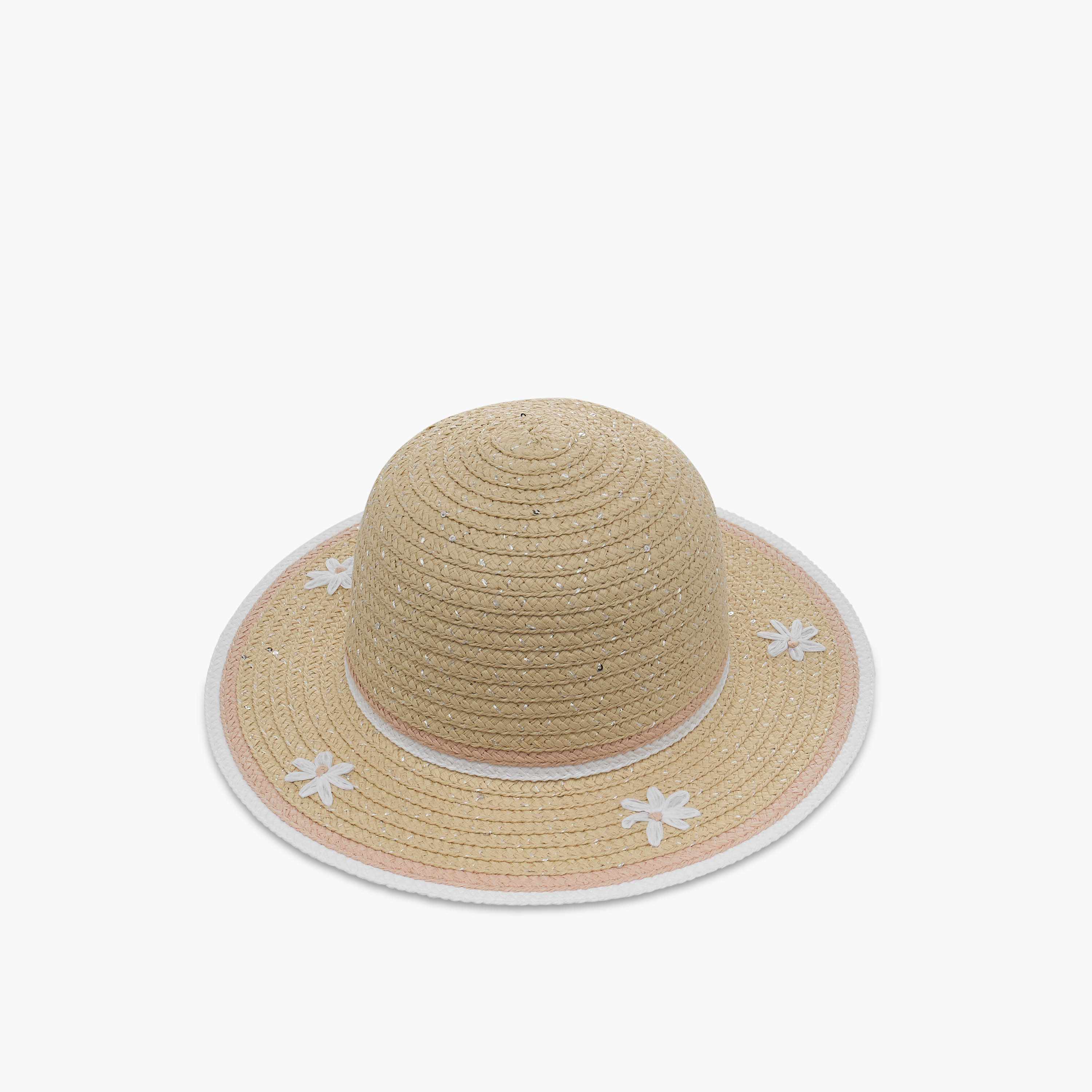 Juniors Floral Accent Hat-baby-girls-accessories-caps-image-2