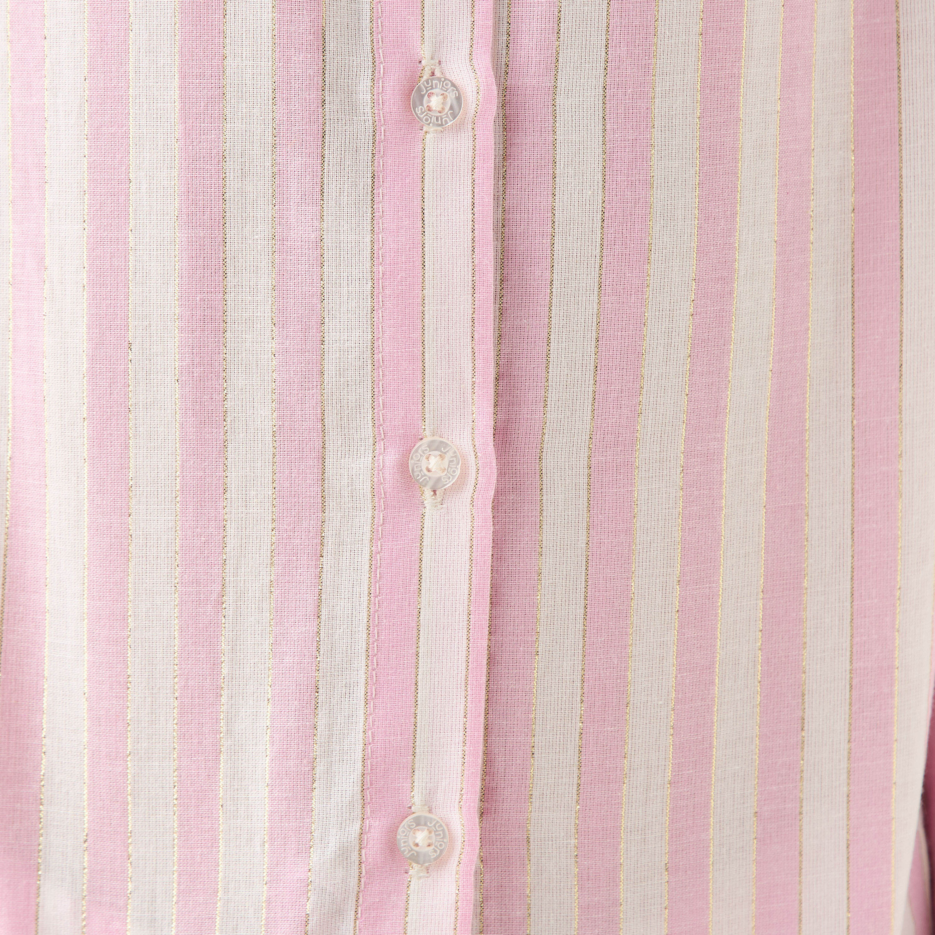 Juniors Striped Shirt and Shorts Set-girls-clothing-nightwear-image-6