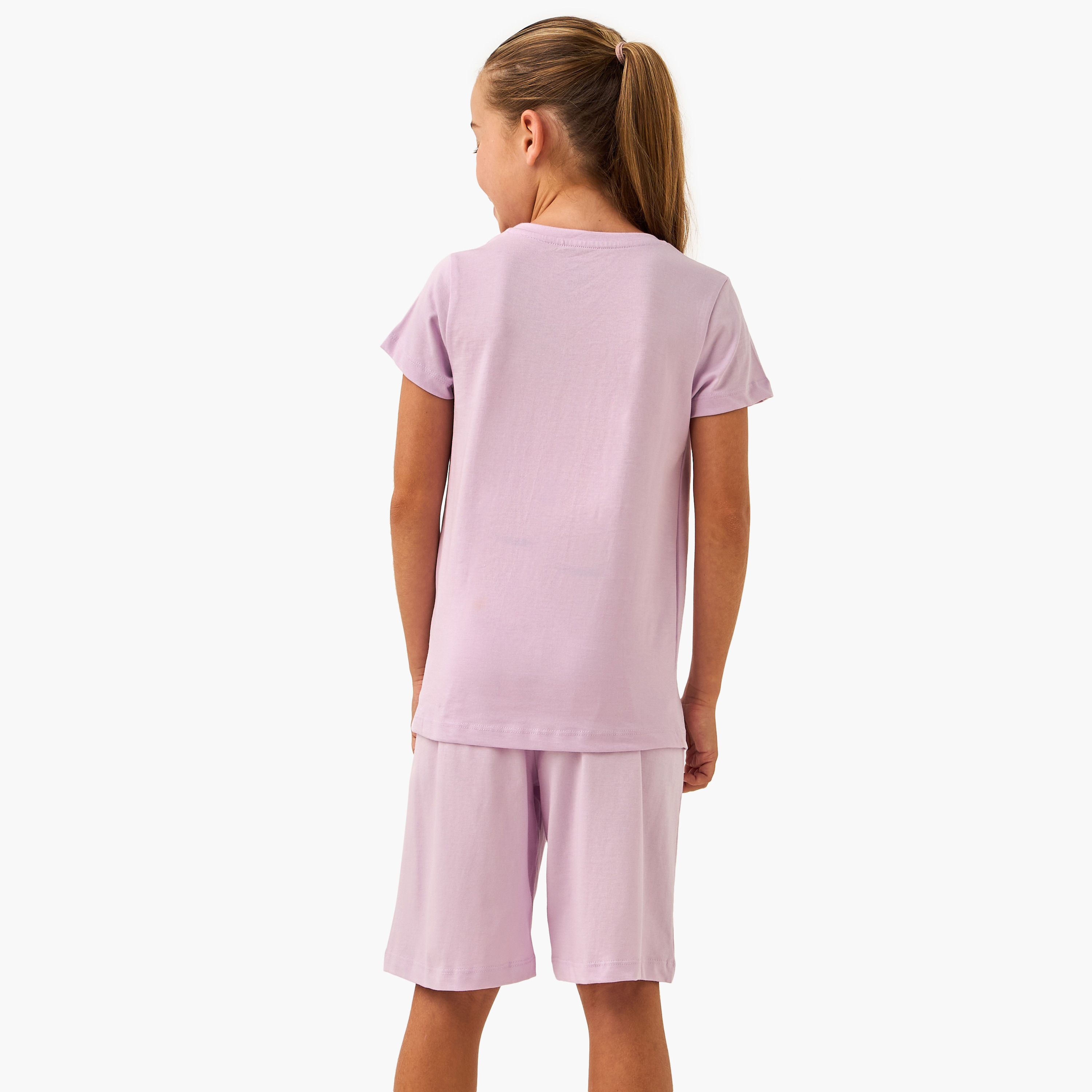 Juniors Printed T-shirts and Pyjamas - Set of 2-girls-clothing-nightwear-image-6