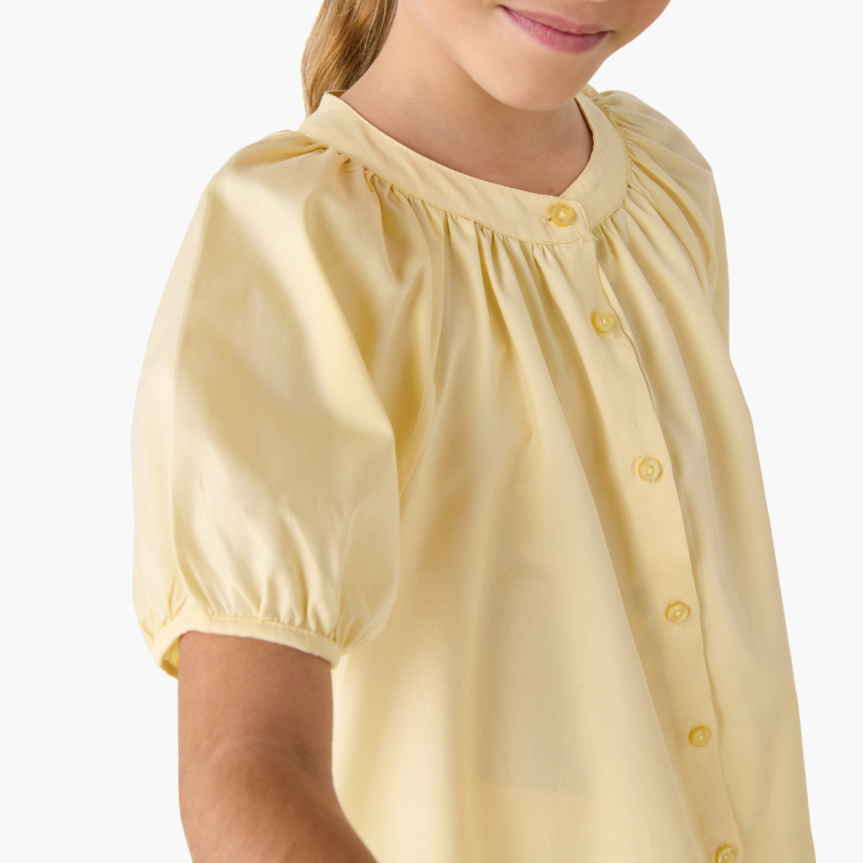 Juniors Ruffled Shirt and Shorts Set-girls-clothing-setsandcoords-image-5