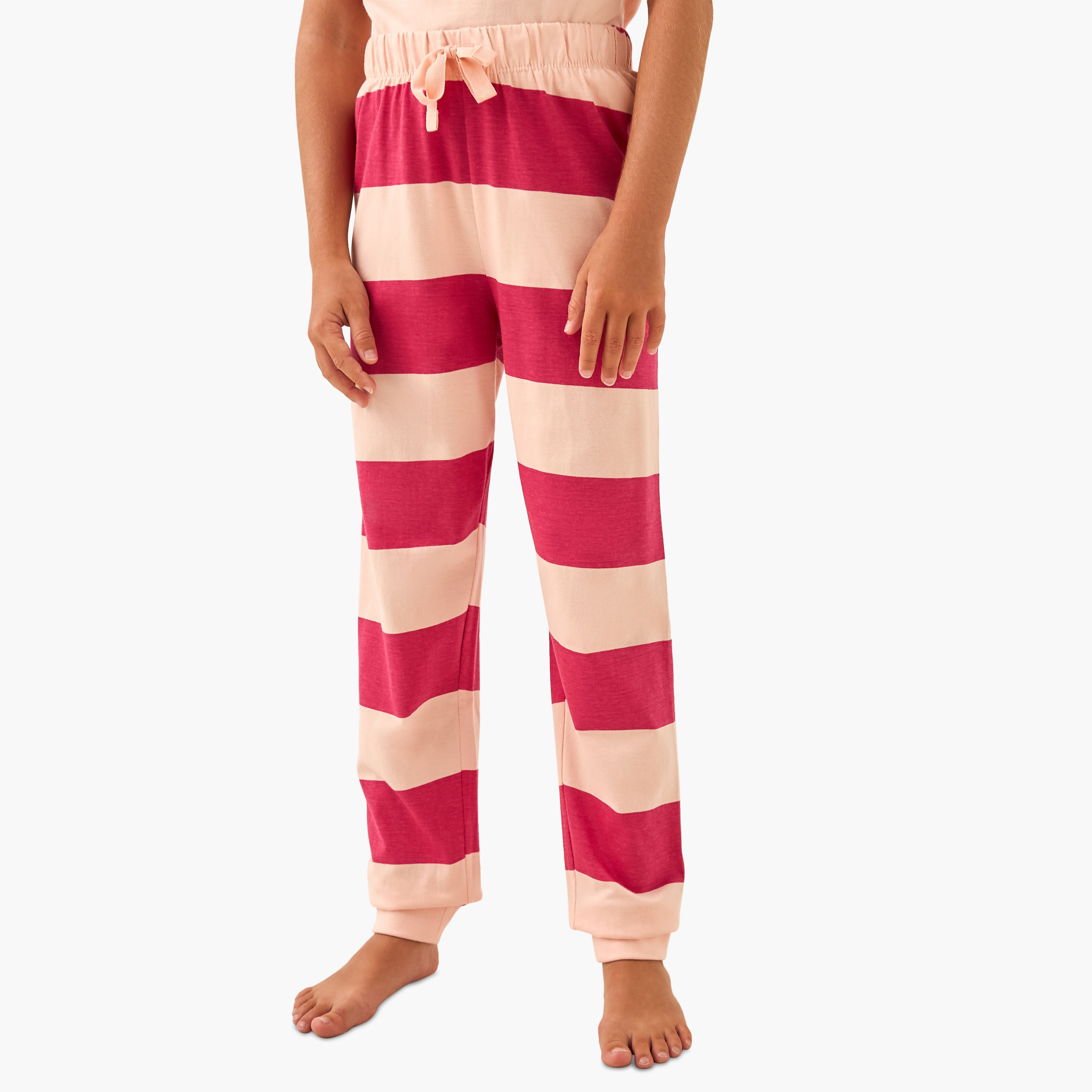 Juniors Printed T-shirts and Pyjamas - Set of 3-girls-clothing-multipacks-image-3