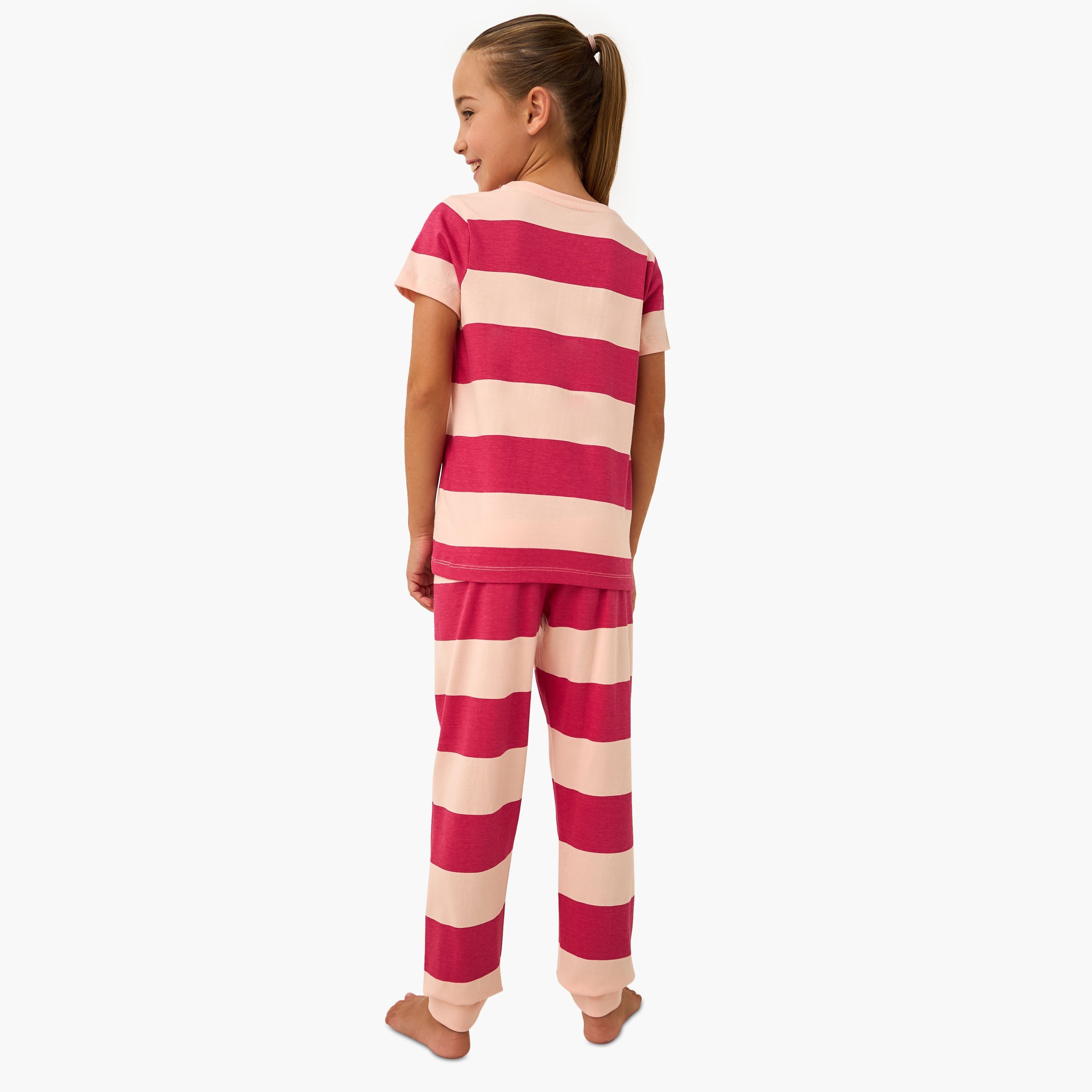 Juniors Printed T-shirts and Pyjamas - Set of 3-girls-clothing-multipacks-image-4