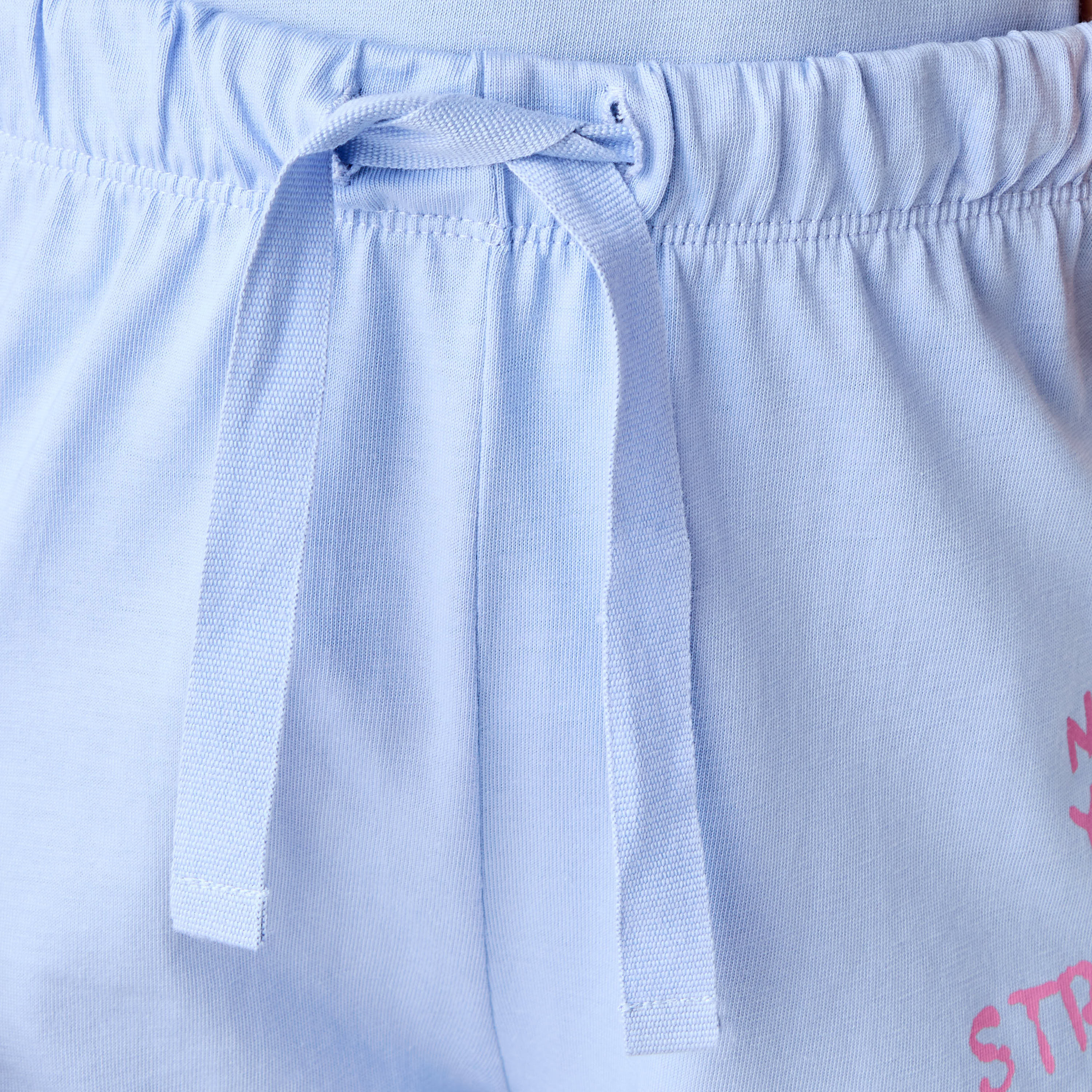 Juniors Printed T-shirt and Pyjamas - Set of 3-girls-clothing-nightwear-image-9