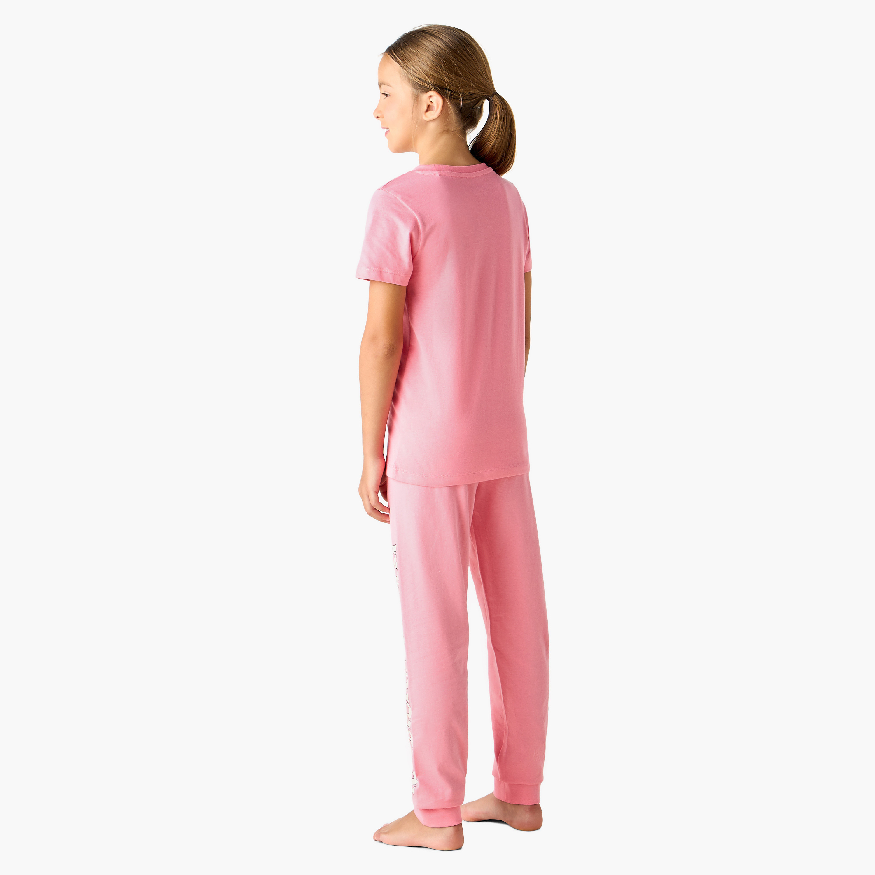 Juniors Printed T-shirt and Pyjamas - Set of 3-girls-clothing-nightwear-image-6