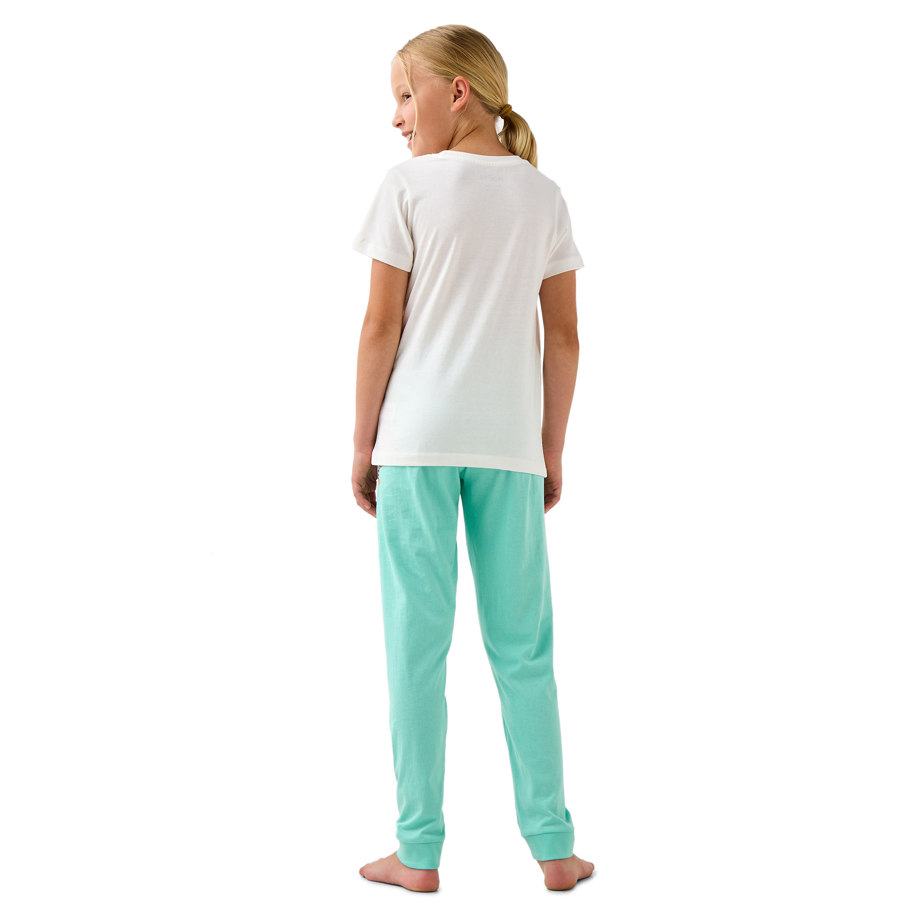 Juniors Printed T-shirt and Pyjama Set-girls-clothing-nightwear-image-4