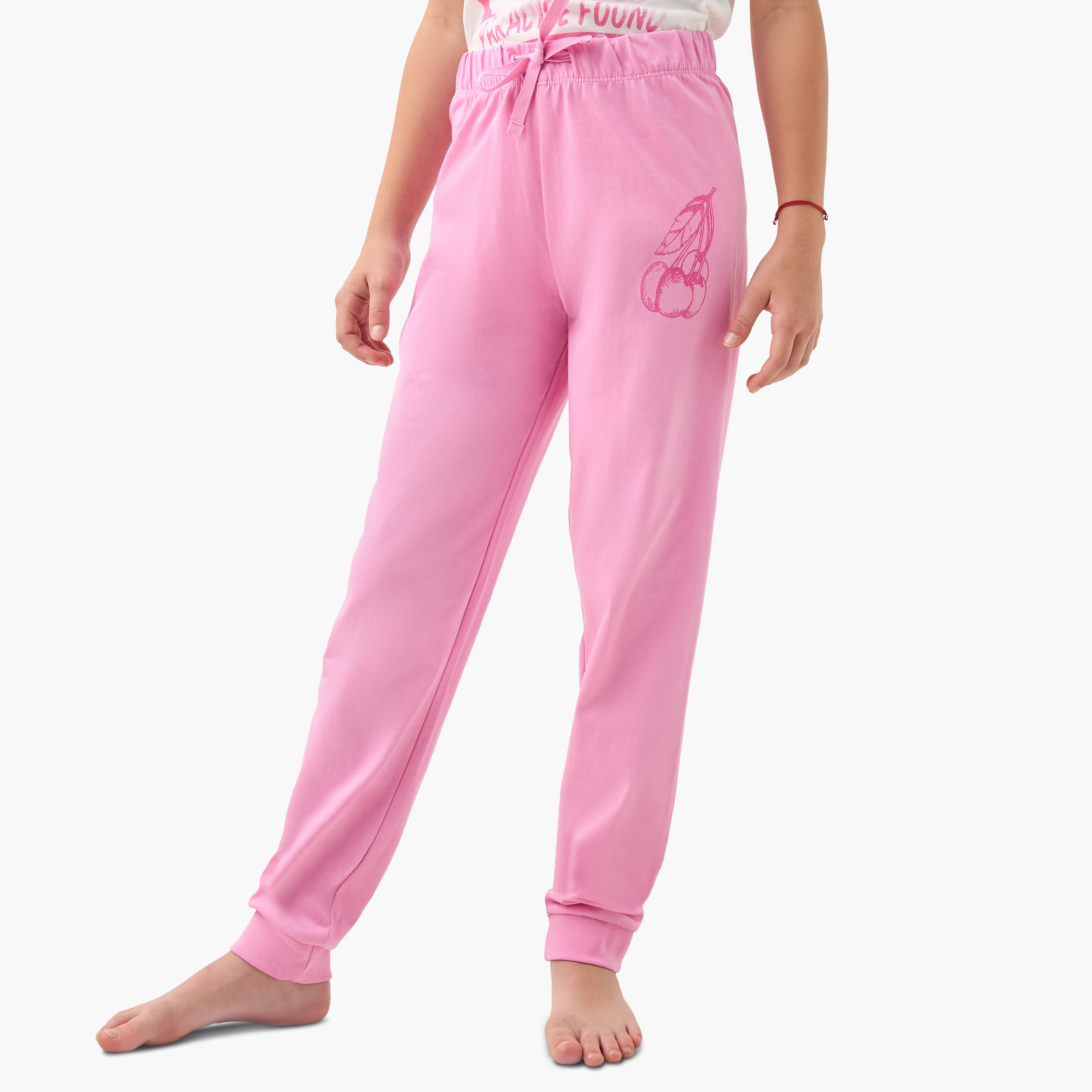 Juniors Printed T-shirt and Pyjama Set-girls-clothing-nightwear-image-3