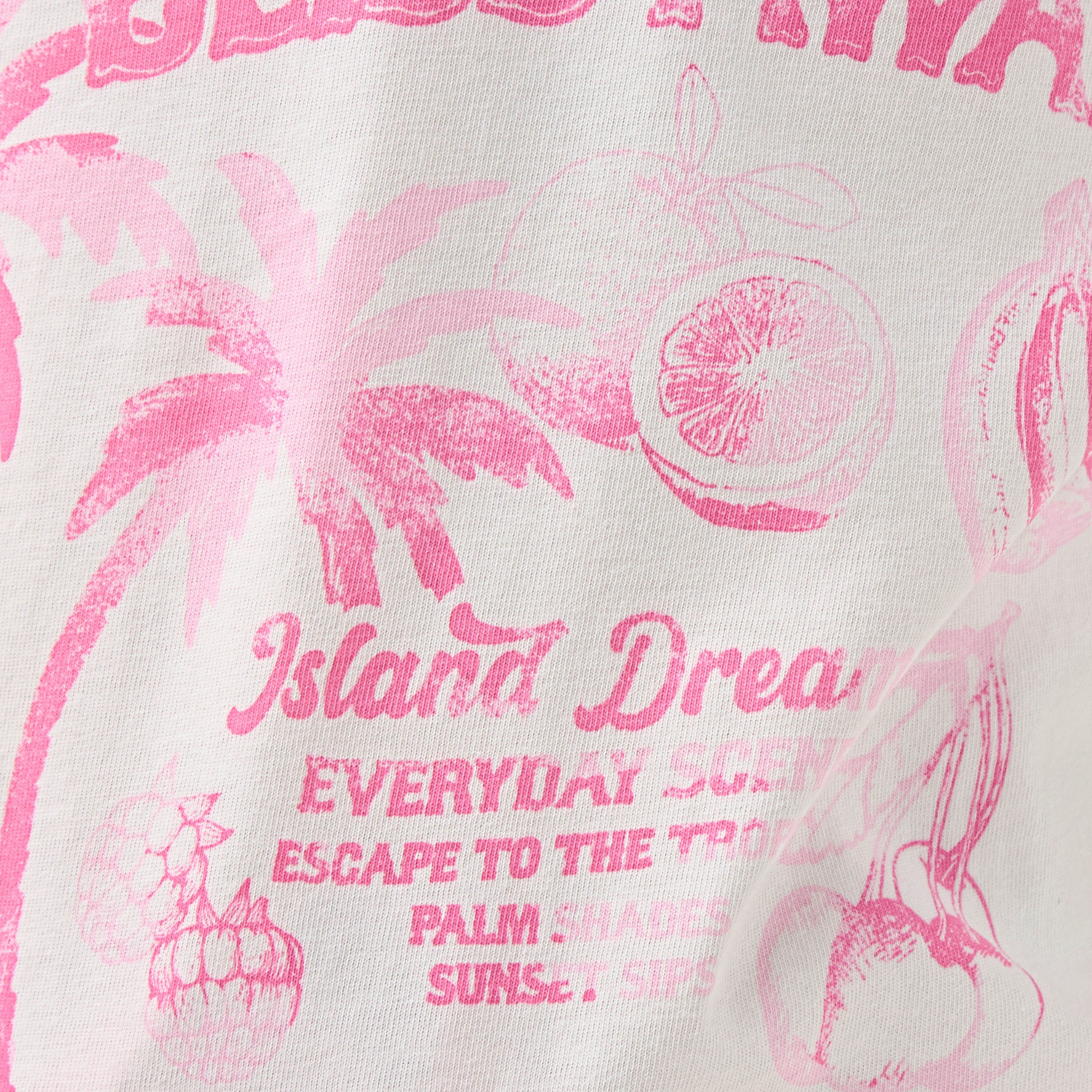 Juniors Printed T-shirt and Pyjama Set-girls-clothing-nightwear-image-6