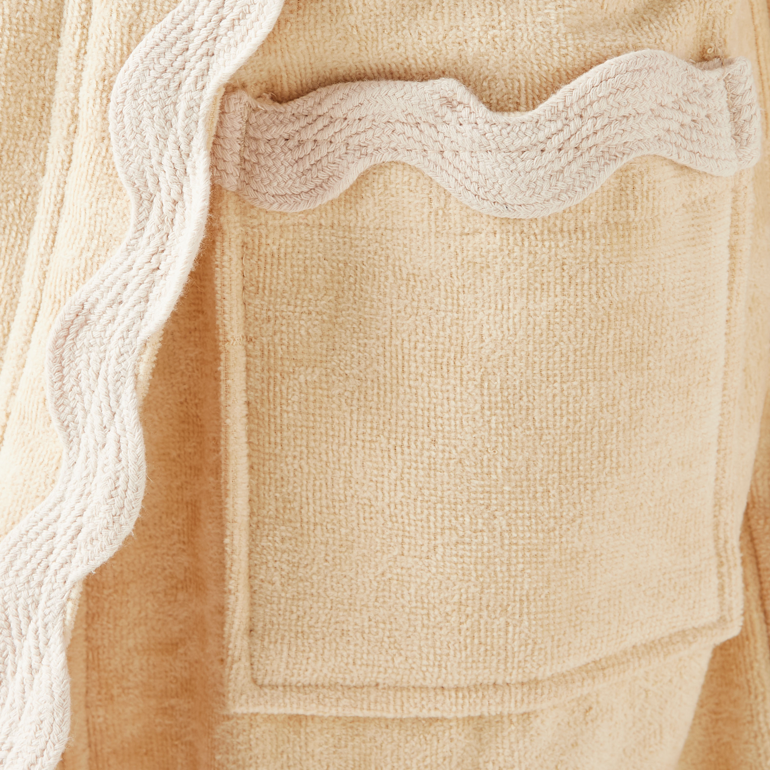 روب حمام سادة بقبعة وجيوب ورباط من جونيورز-girls-clothing-nightwear-image-5