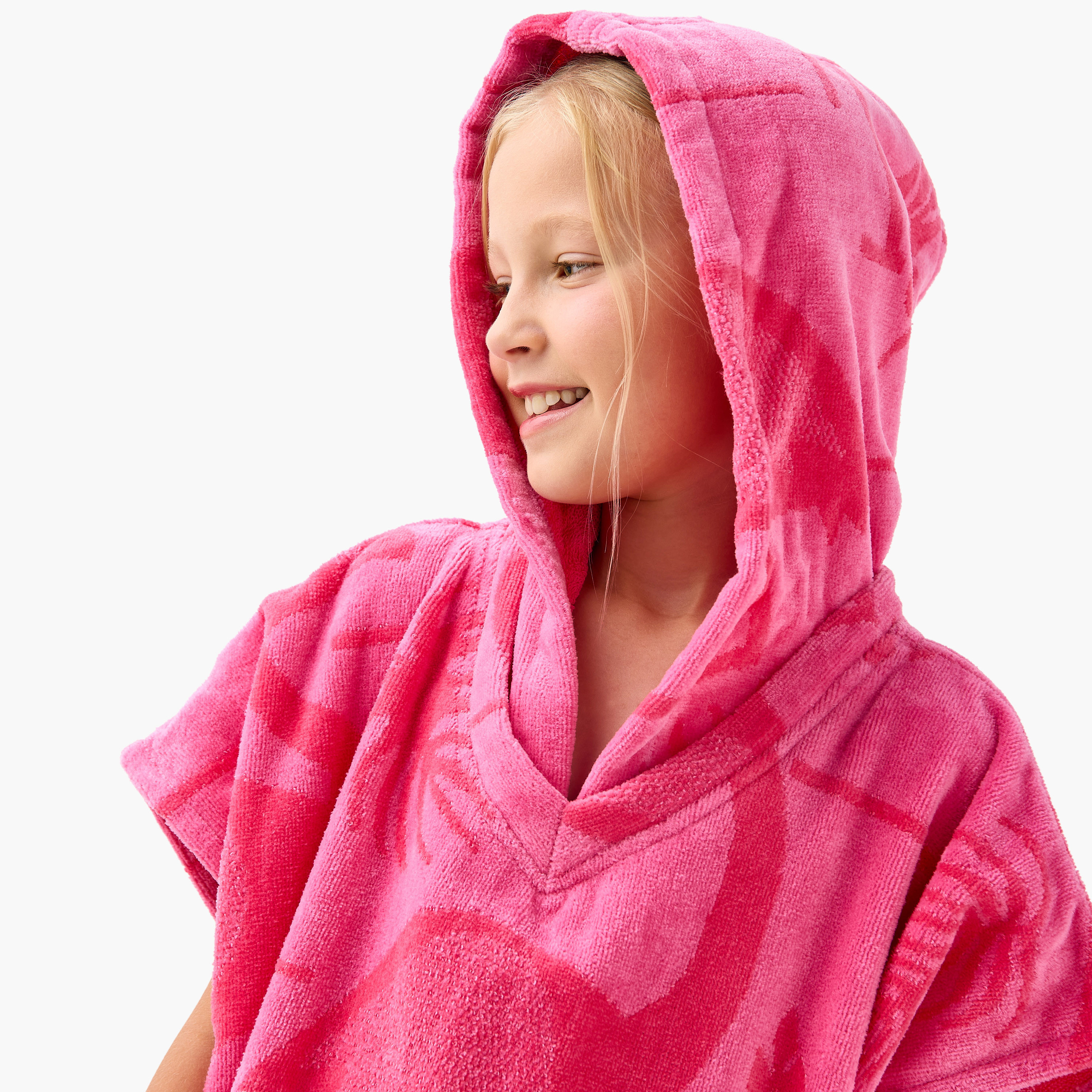 روب حمام تيري بقبعة وطبعات فلامنجو من جونيورز-girls-clothing-nightwear-image-4