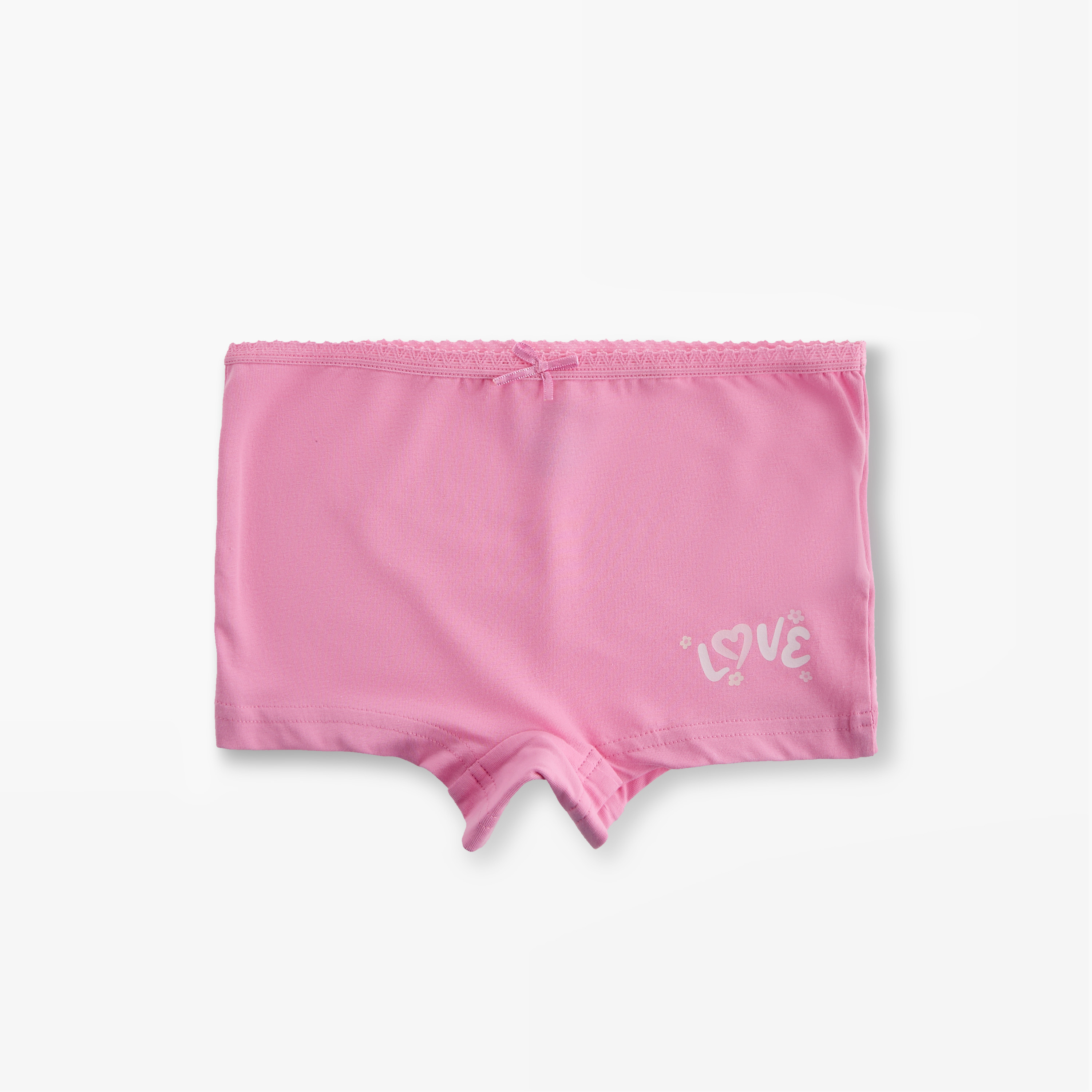 Juniors Printed Boxers with Lace Trim - Set of 5-girls-clothing-innerwear-panties-image-4