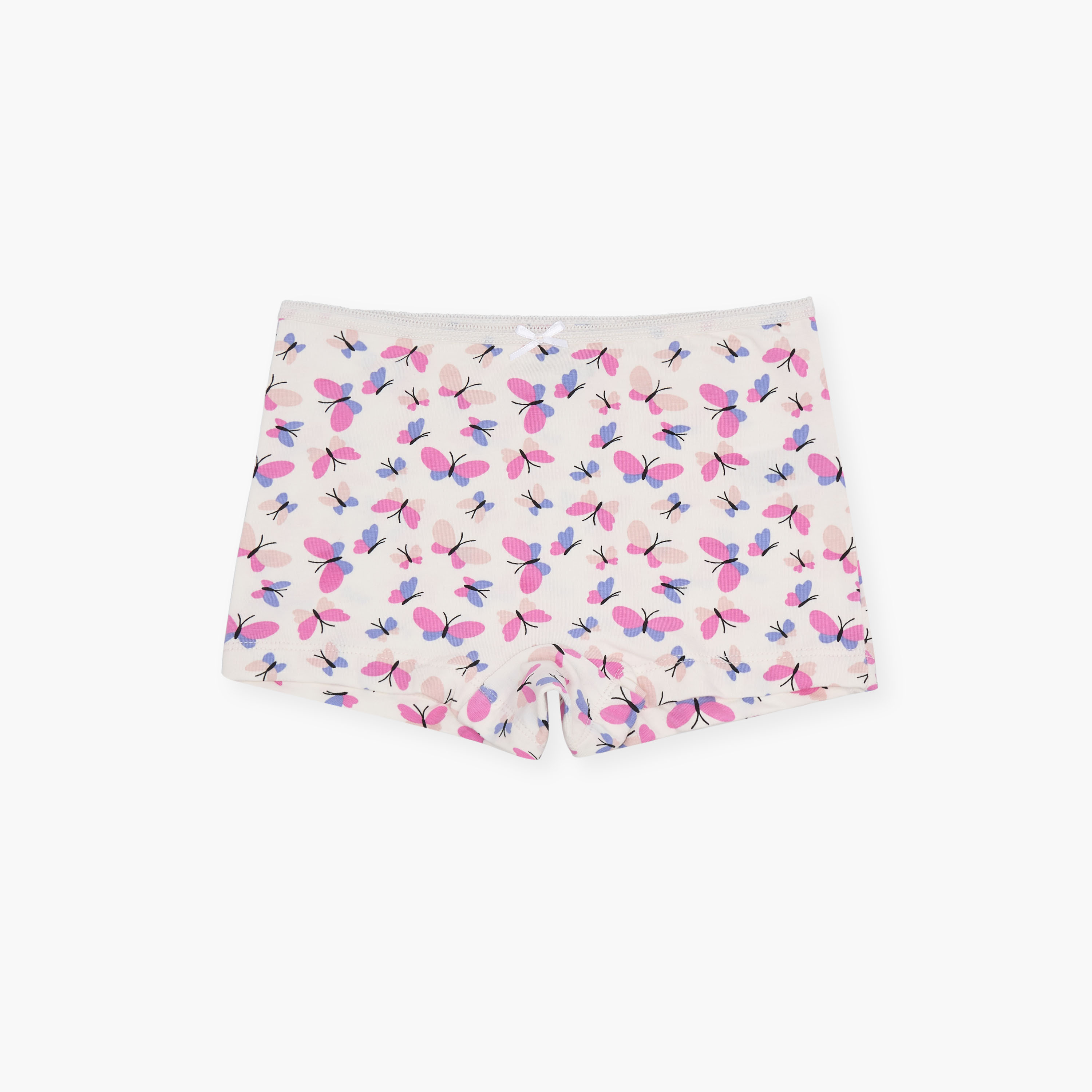 Juniors Printed Briefs with Bow Detail - Set of 5-girls-clothing-innerwear-panties-image-2