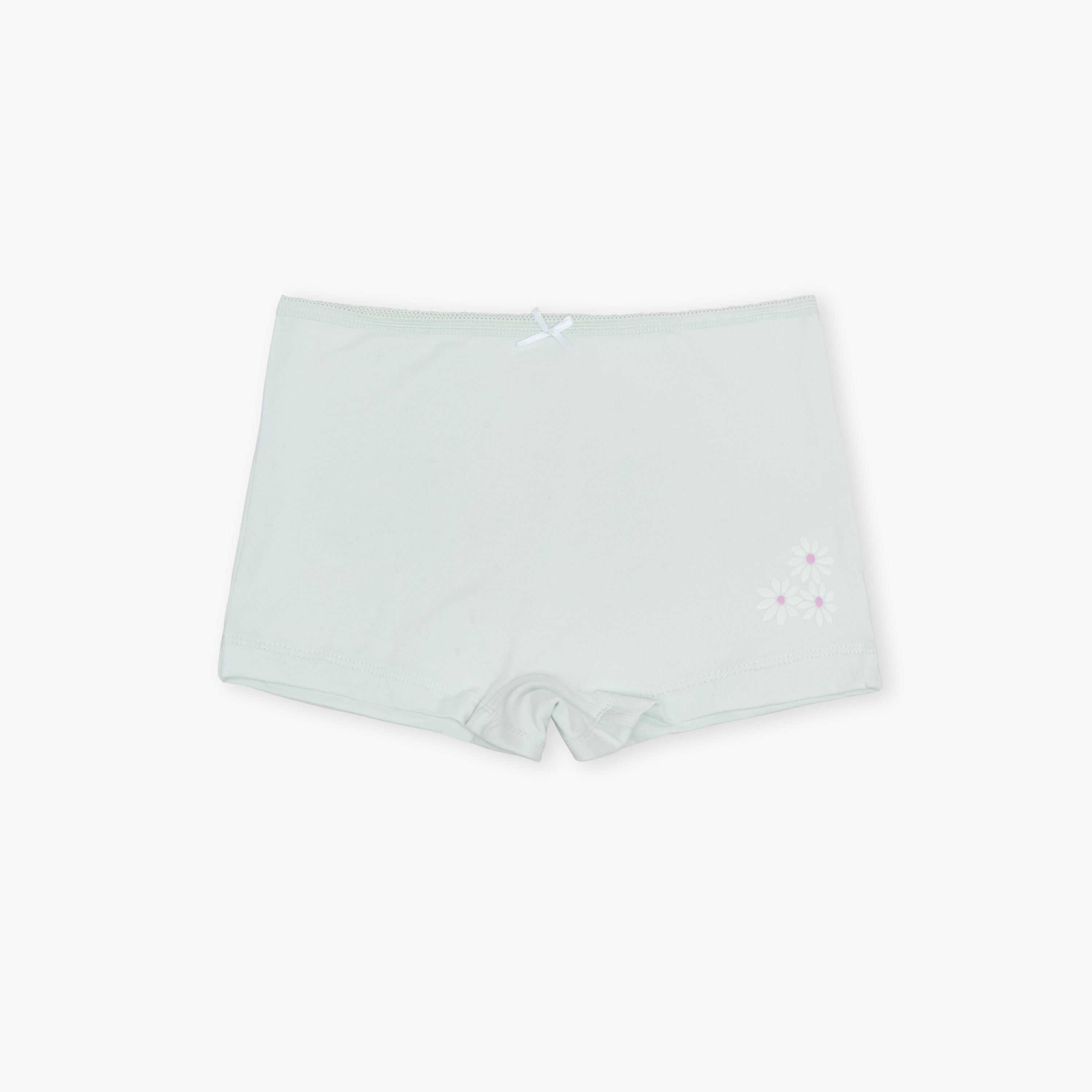 Juniors Printed Briefs with Bow Detail - Set of 5-girls-clothing-innerwear-panties-image-4