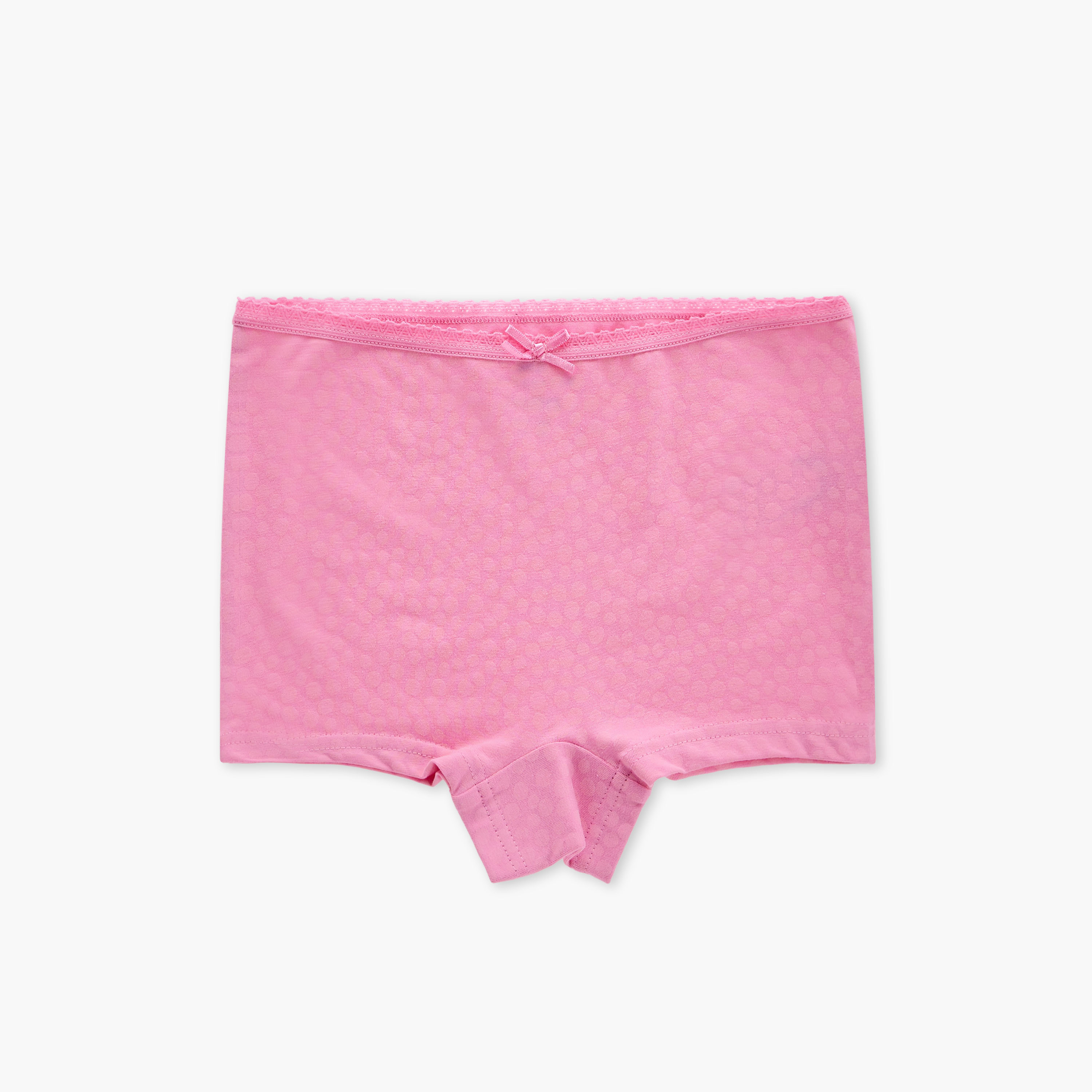 Juniors Printed Boxer Briefs with Elasticated Waistband - Set of 5-girls-clothing-innerwear-panties-image-5