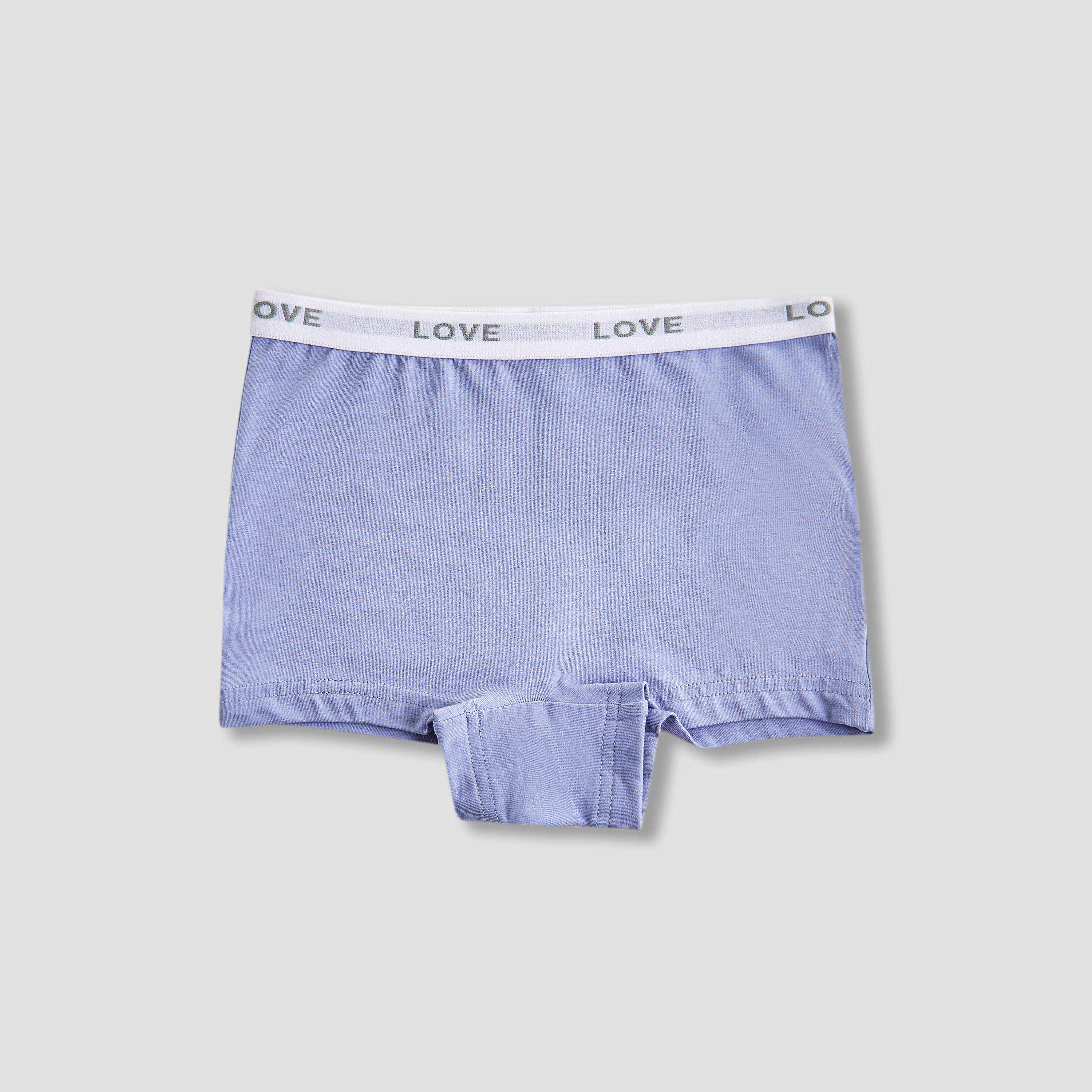Juniors Solid Boxers with Elasticated Waistband - Set of 7-girls-clothing-innerwear-panties-image-3