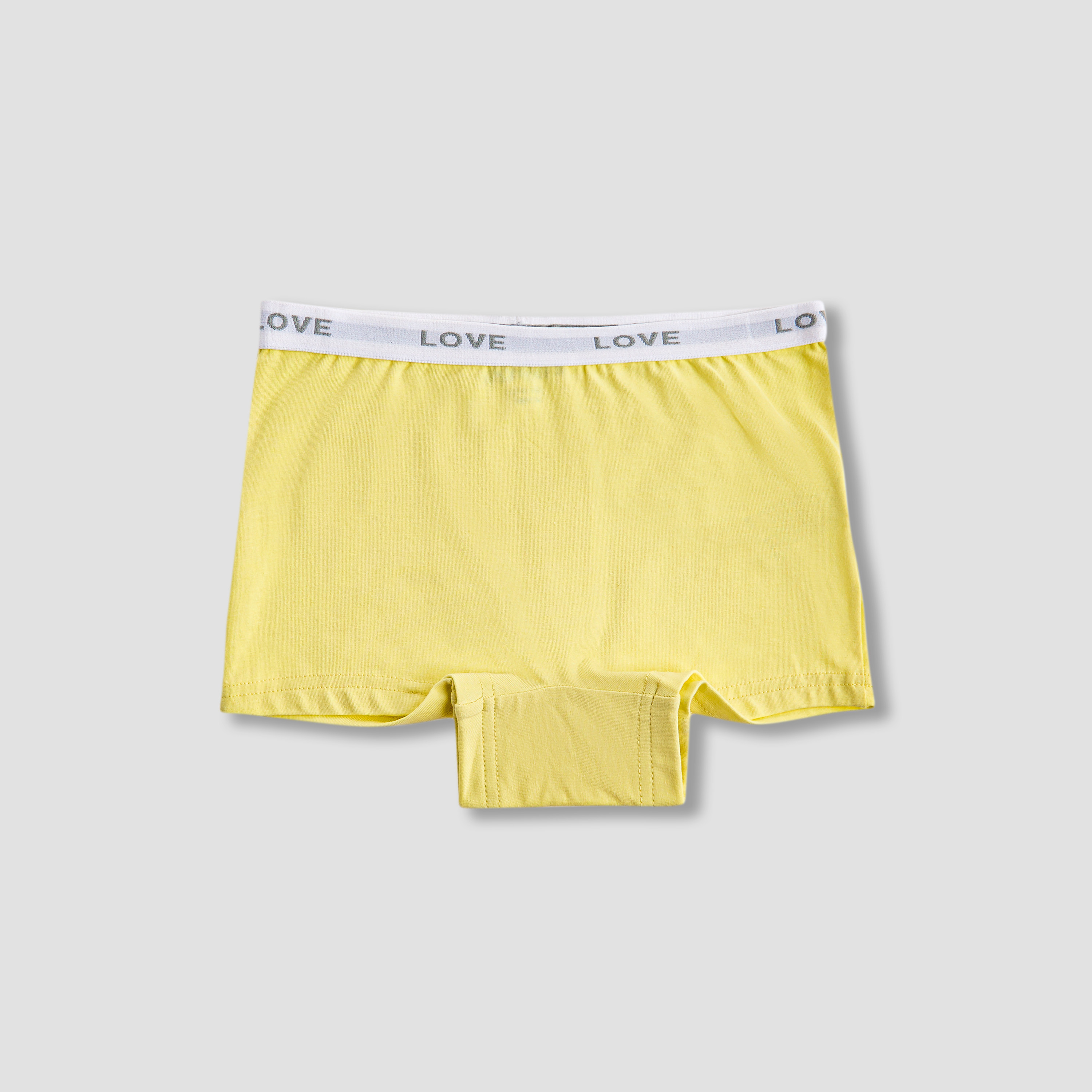 Juniors Solid Boxers with Elasticated Waistband - Set of 7-girls-clothing-innerwear-panties-image-4