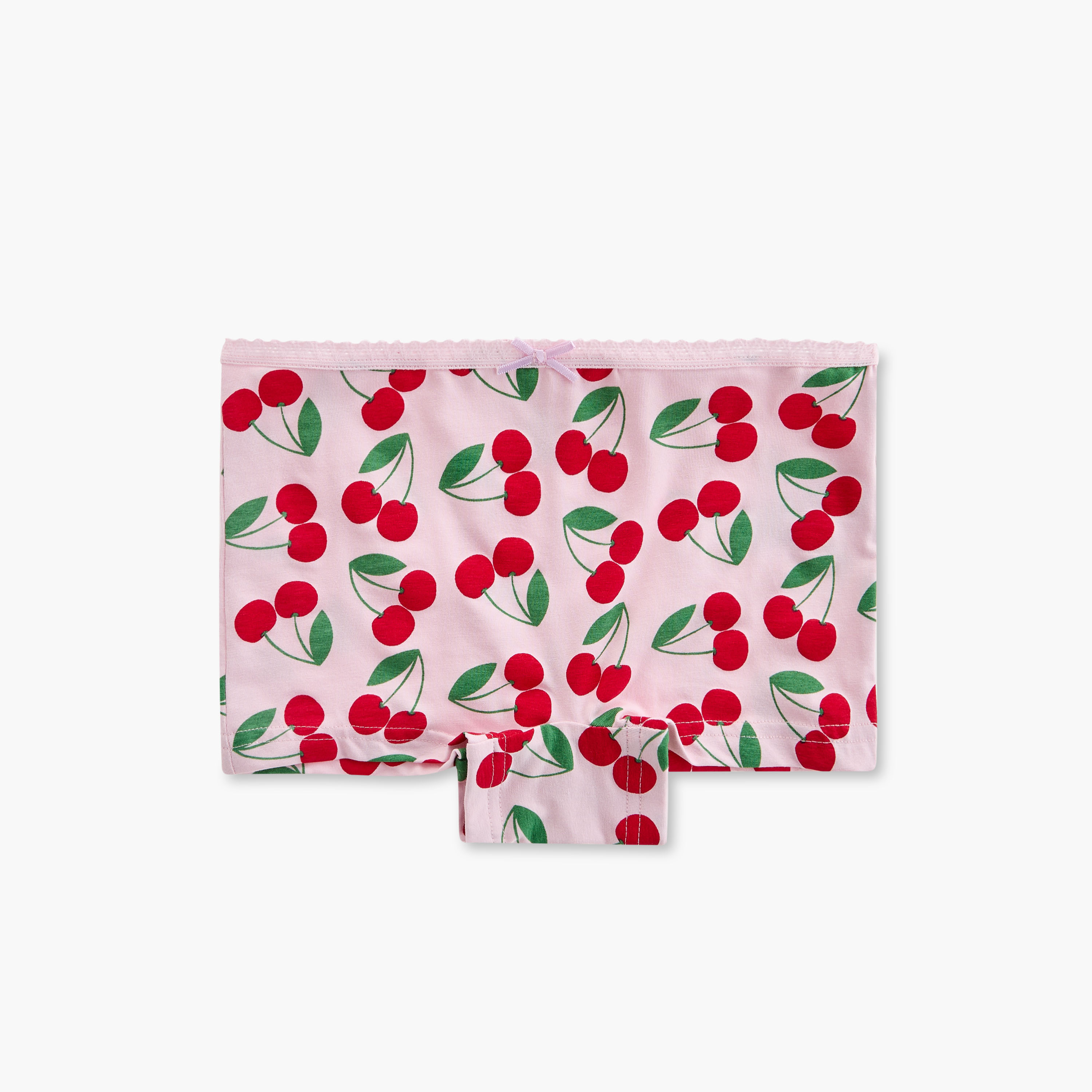 Juniors Fruit Print Boyshorts with Elasticated Waistband - Set of 7-girls-clothing-innerwear-panties-image-4