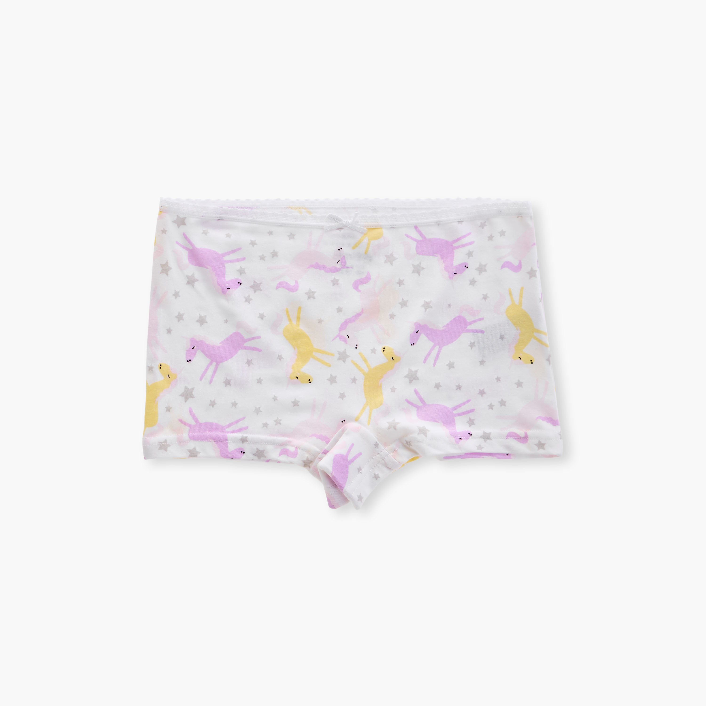 سراويل بوكسر بطبعات من جونيورز - طقم من 7 قطع-girls-clothing-innerwear-panties-image-2