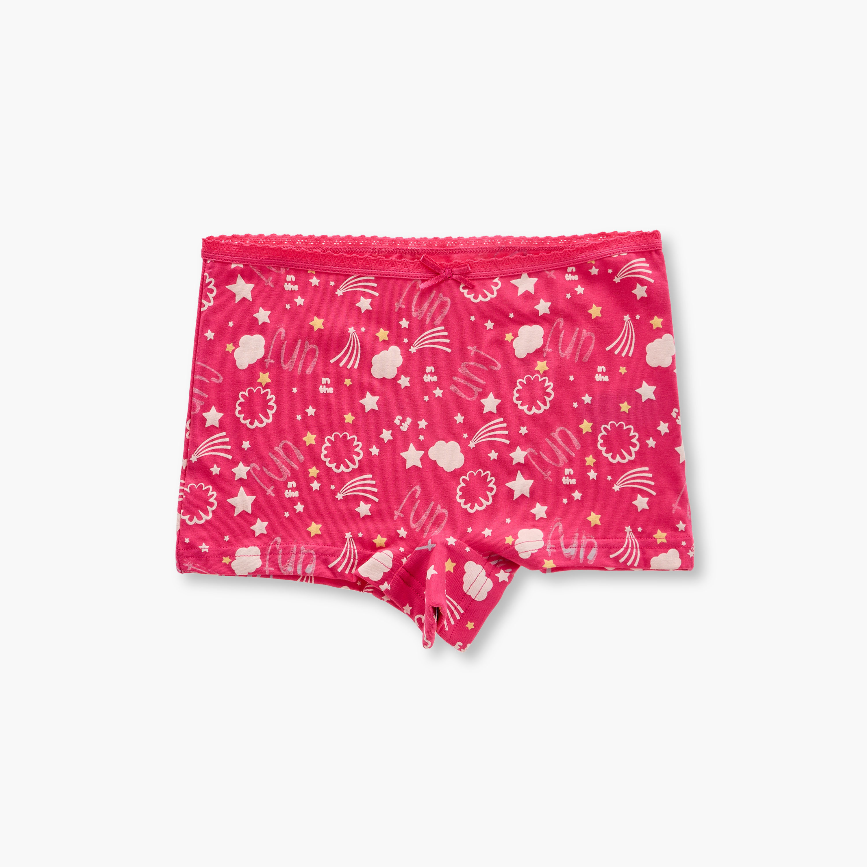 سراويل بوكسر بطبعات من جونيورز - طقم من 7 قطع-girls-clothing-innerwear-panties-image-3