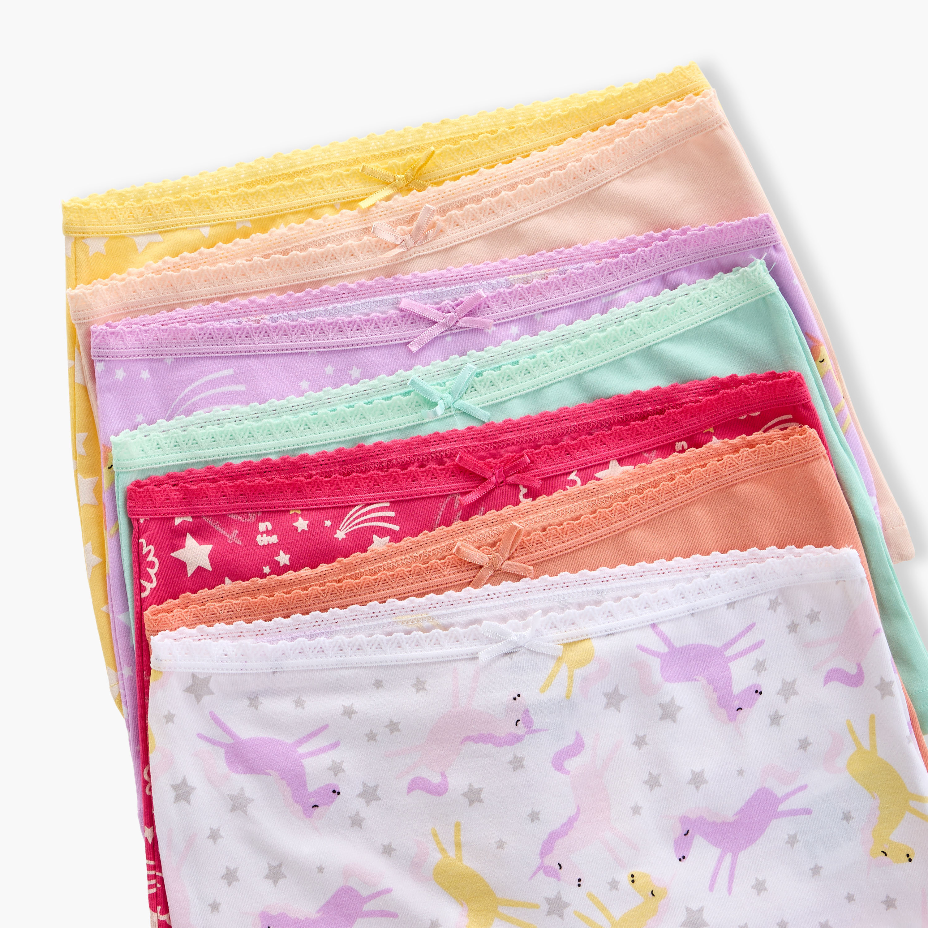 سراويل بوكسر بطبعات من جونيورز - طقم من 7 قطع-girls-clothing-innerwear-panties-image-9