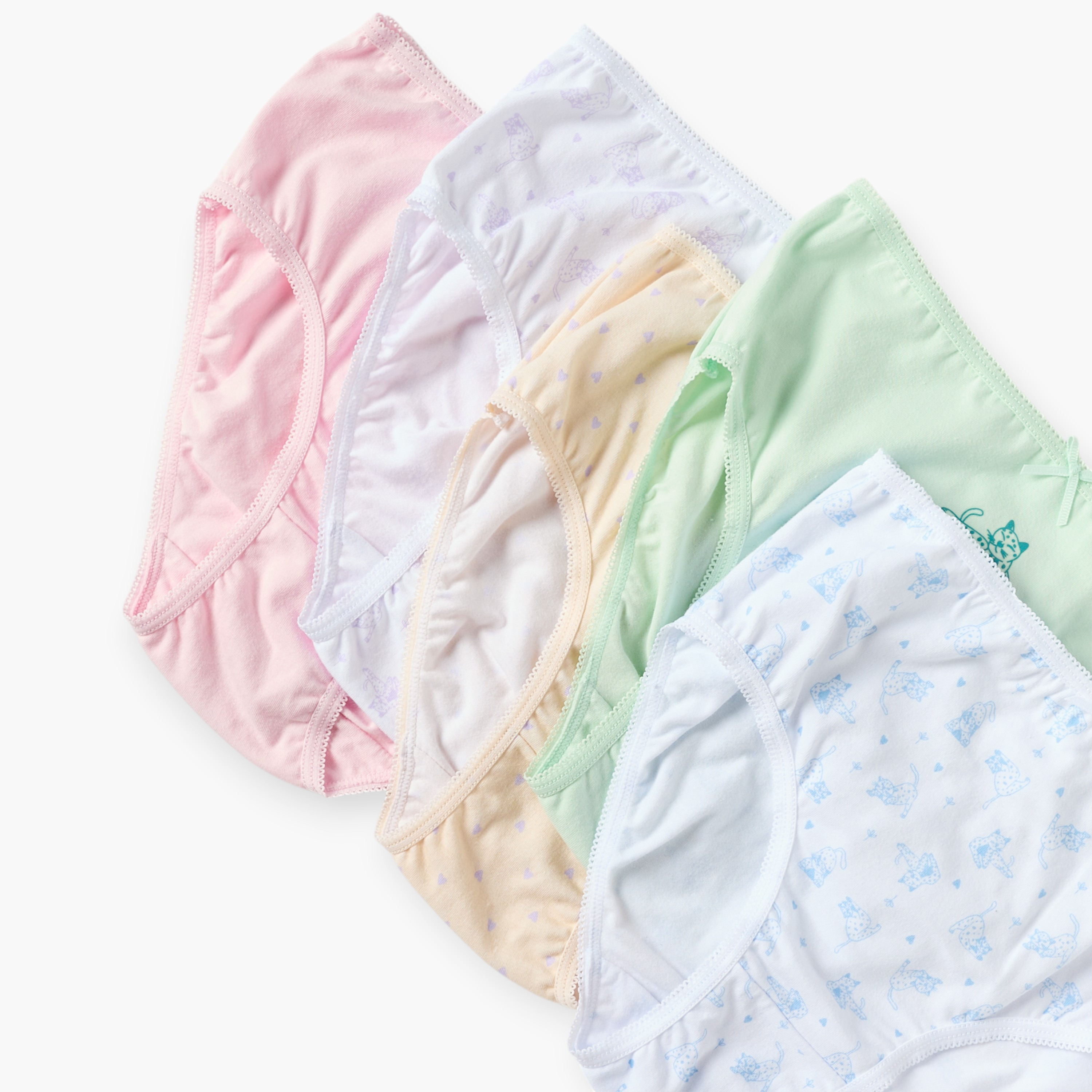 سراويل داخلية بطبعات من جونيورز - طقم 5 قطع-girls-clothing-innerwear-panties-image-4