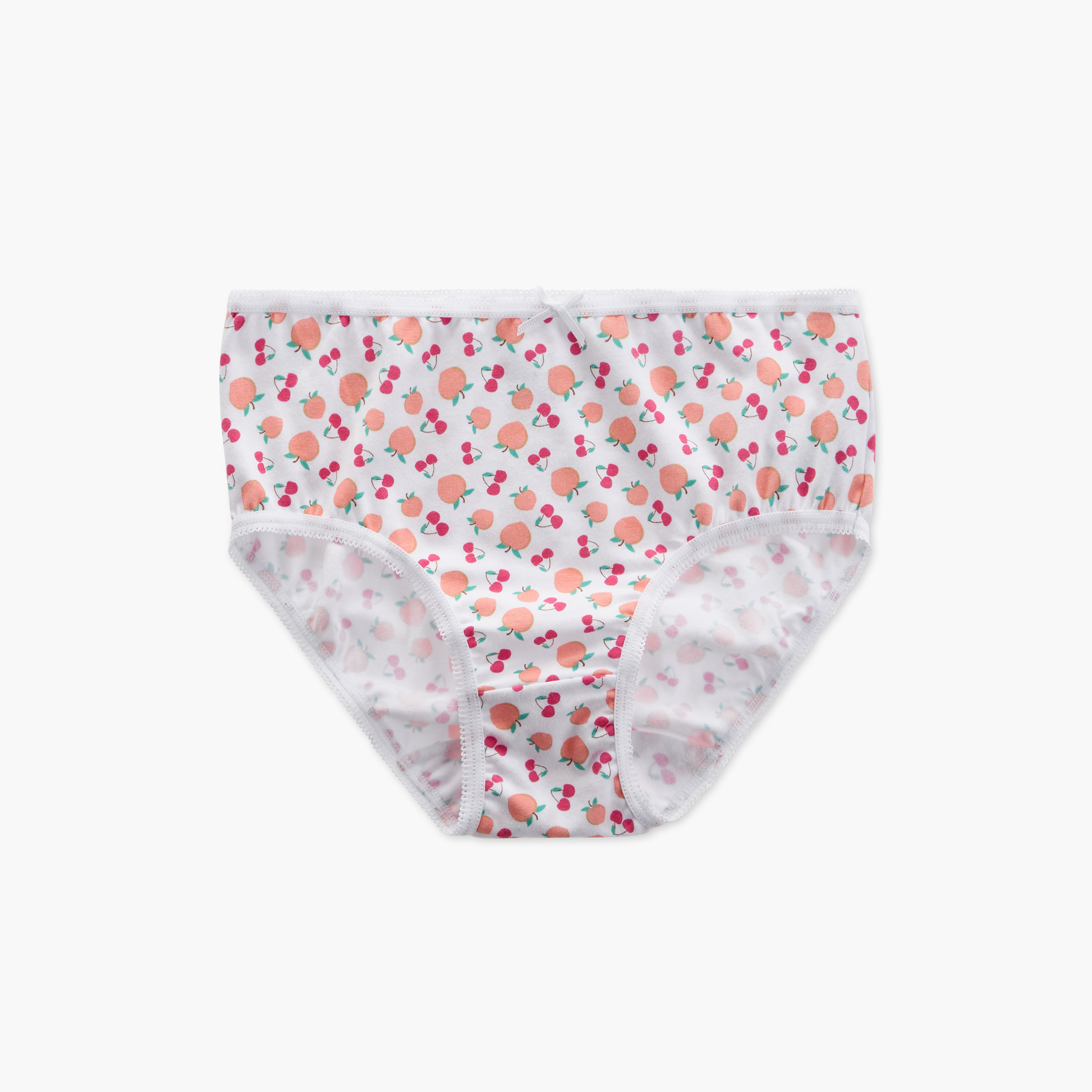 Juniors Fruit Print Briefs - Set of 5-girls-clothing-innerwear-panties-image-2
