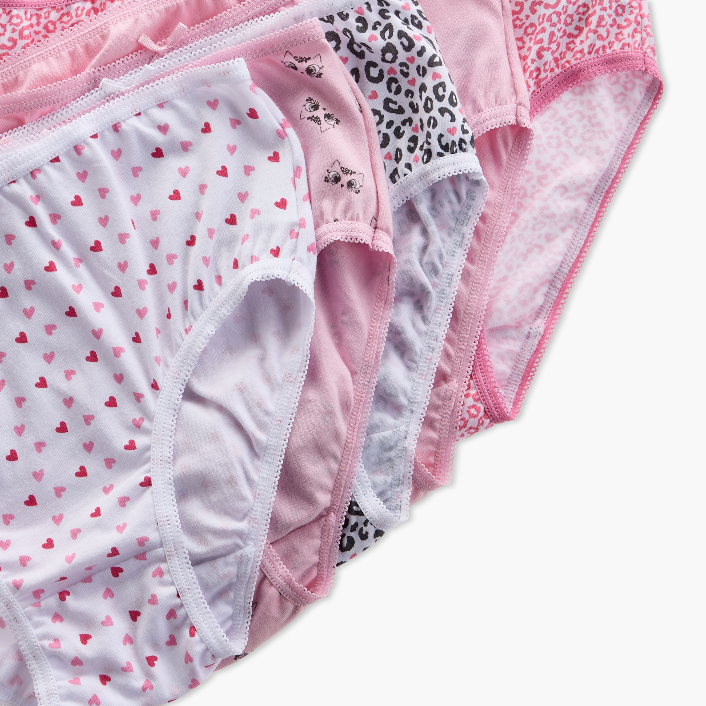 سراويل داخلية بطبعات من جونيورز - طقم من 5 قطع-girls-clothing-innerwear-panties-image-1