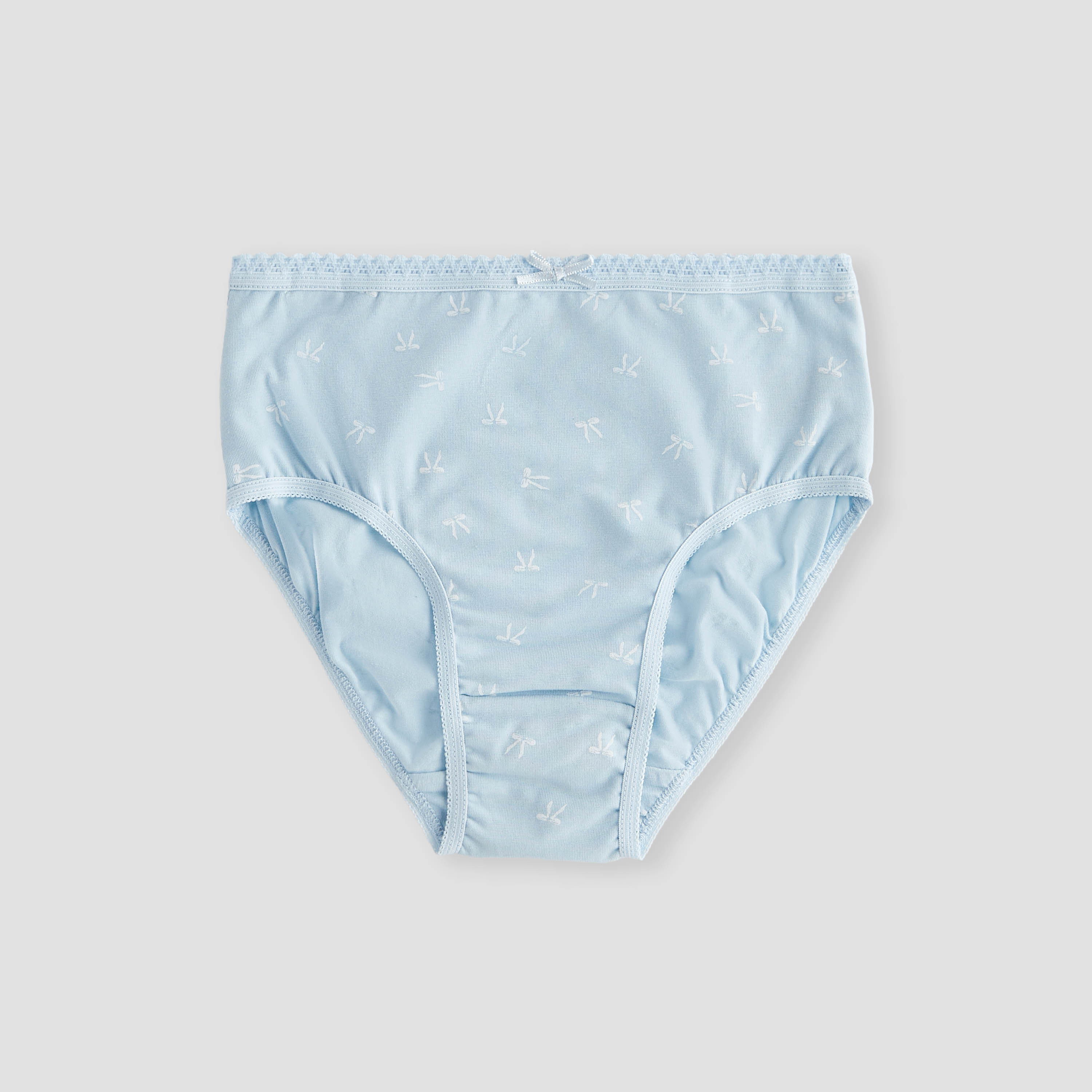 Juniors Printed Briefs with Bow Accent - Set of 7-girls-clothing-innerwear-panties-image-2