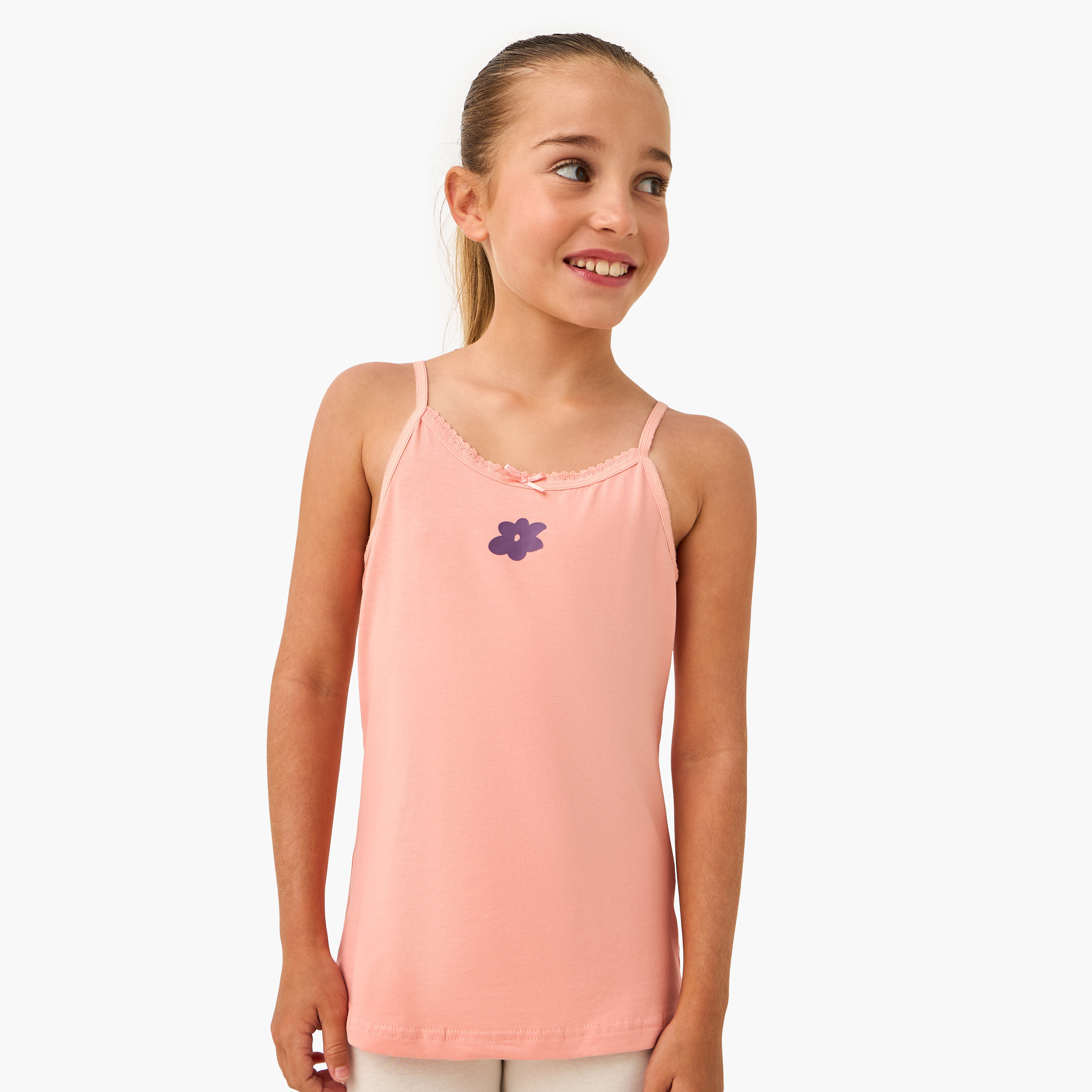 Juniors Printed Vest - Set of 7-girls-clothing-innerwear-vests-image-10