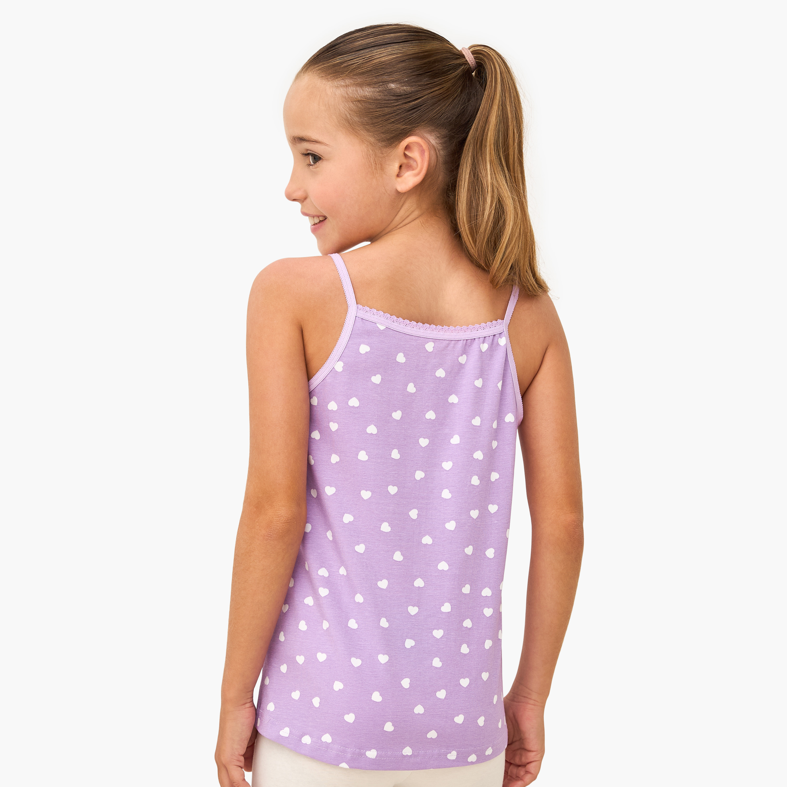 Juniors Printed Vest - Set of 7-girls-clothing-innerwear-vests-image-3