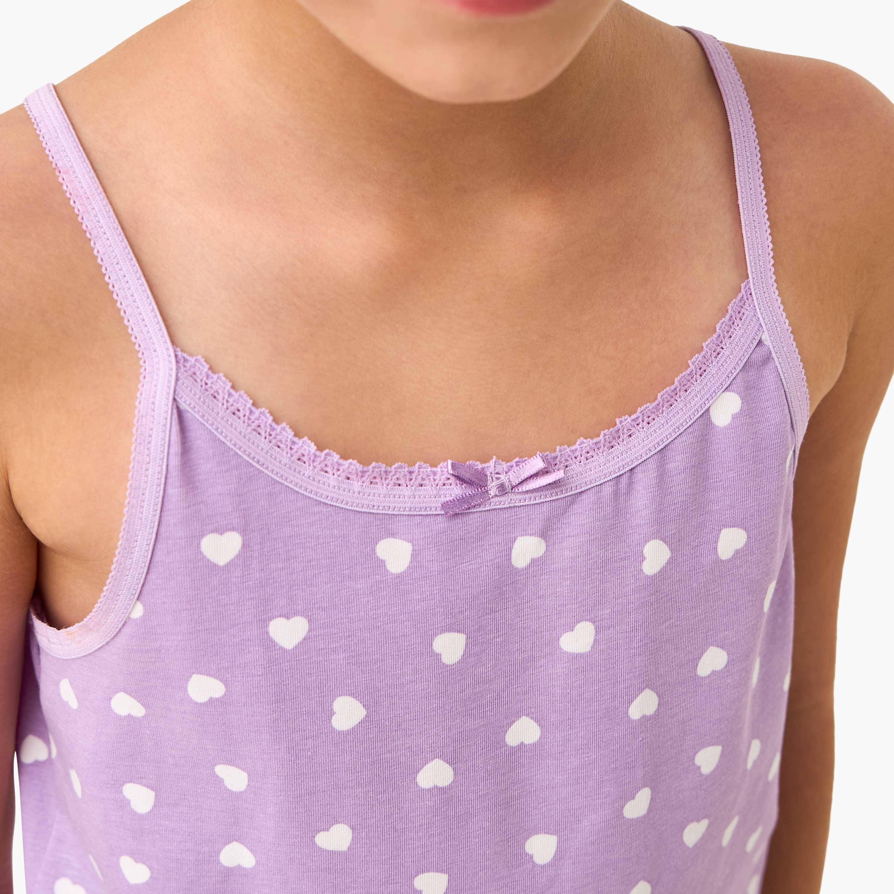 Juniors Printed Vest - Set of 7-girls-clothing-innerwear-vests-image-4