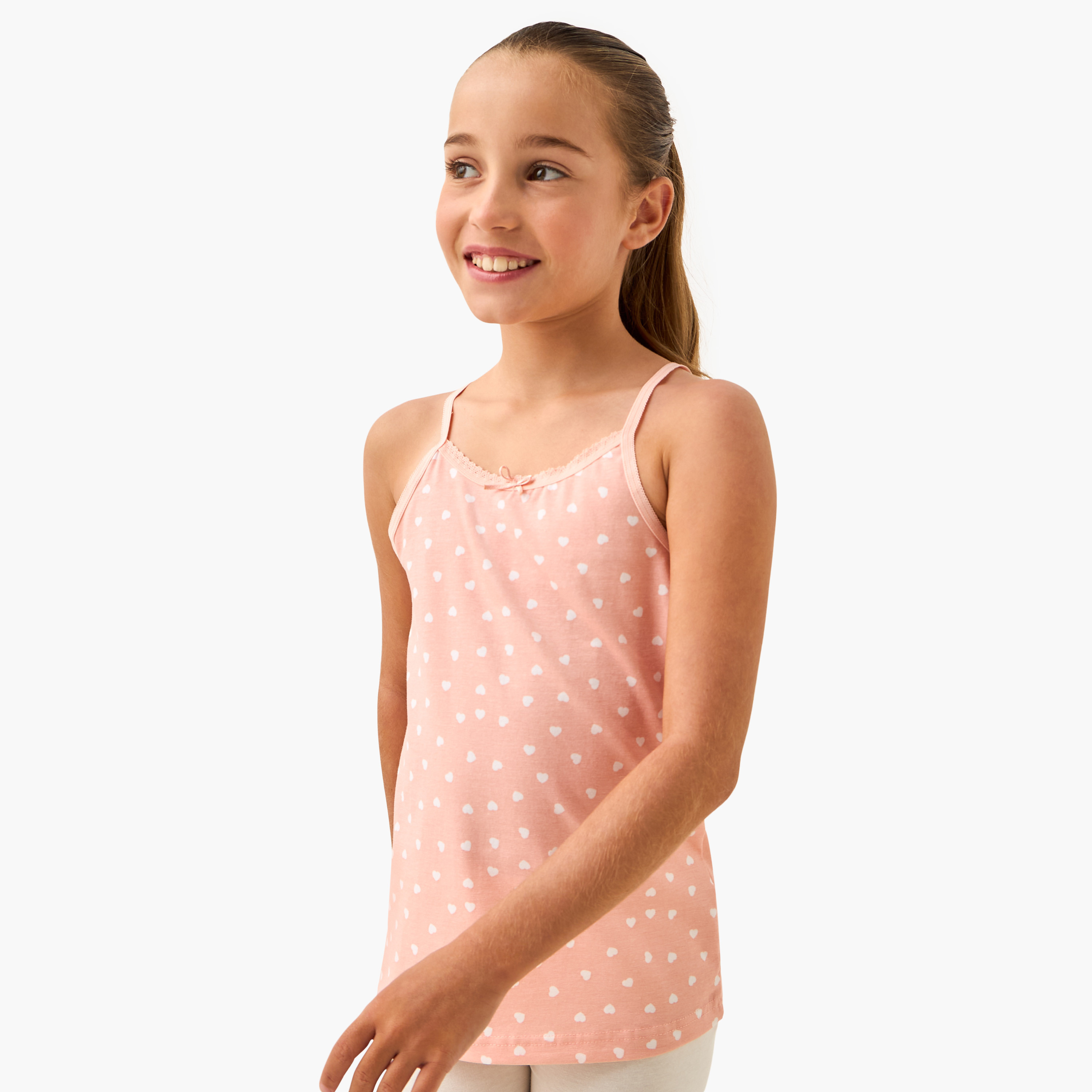 Juniors Printed Vest - Set of 7-girls-clothing-innerwear-vests-image-8