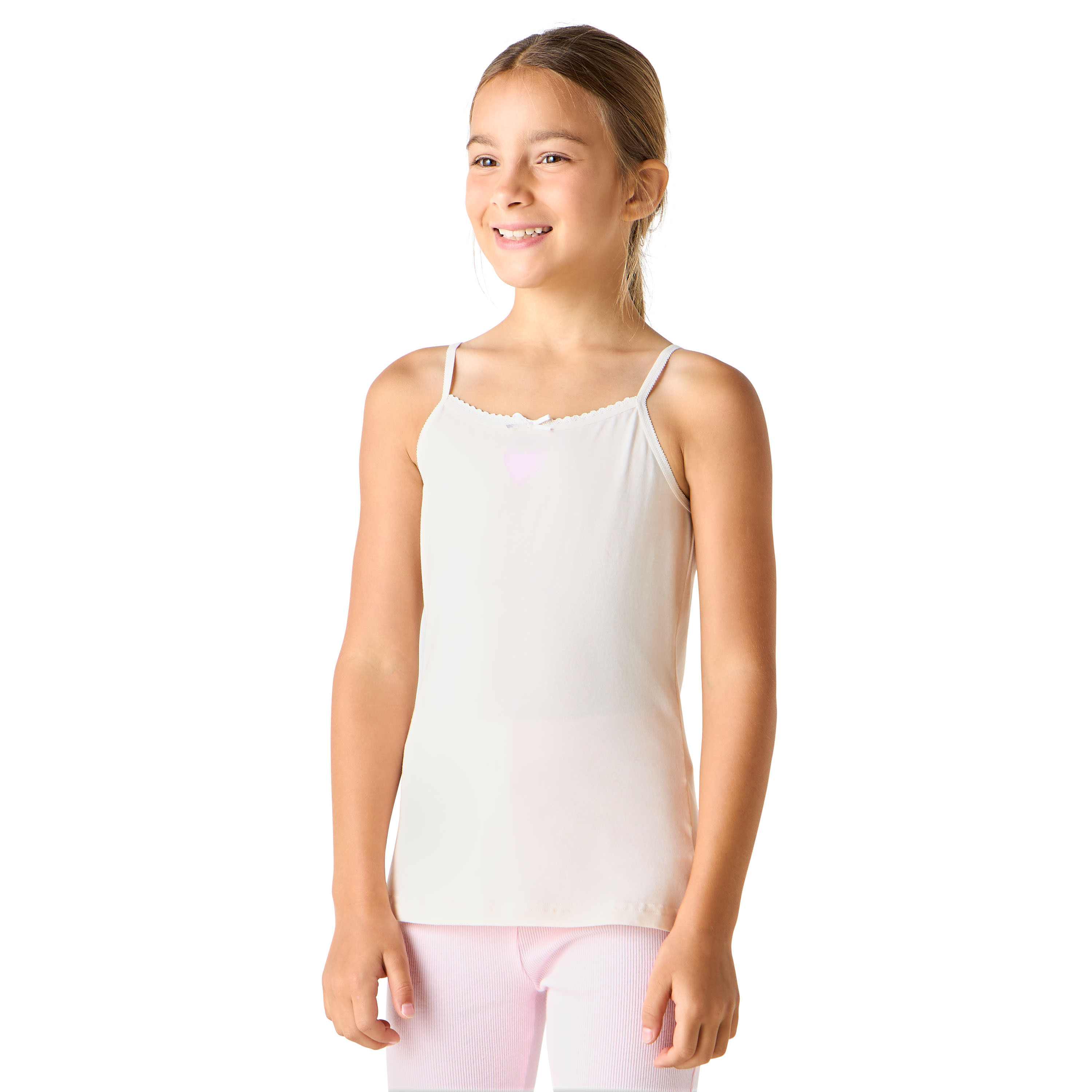 Juniors Assorted Camisole with Bow Detail - Set of 3-girls-clothing-innerwear-vests-image-2