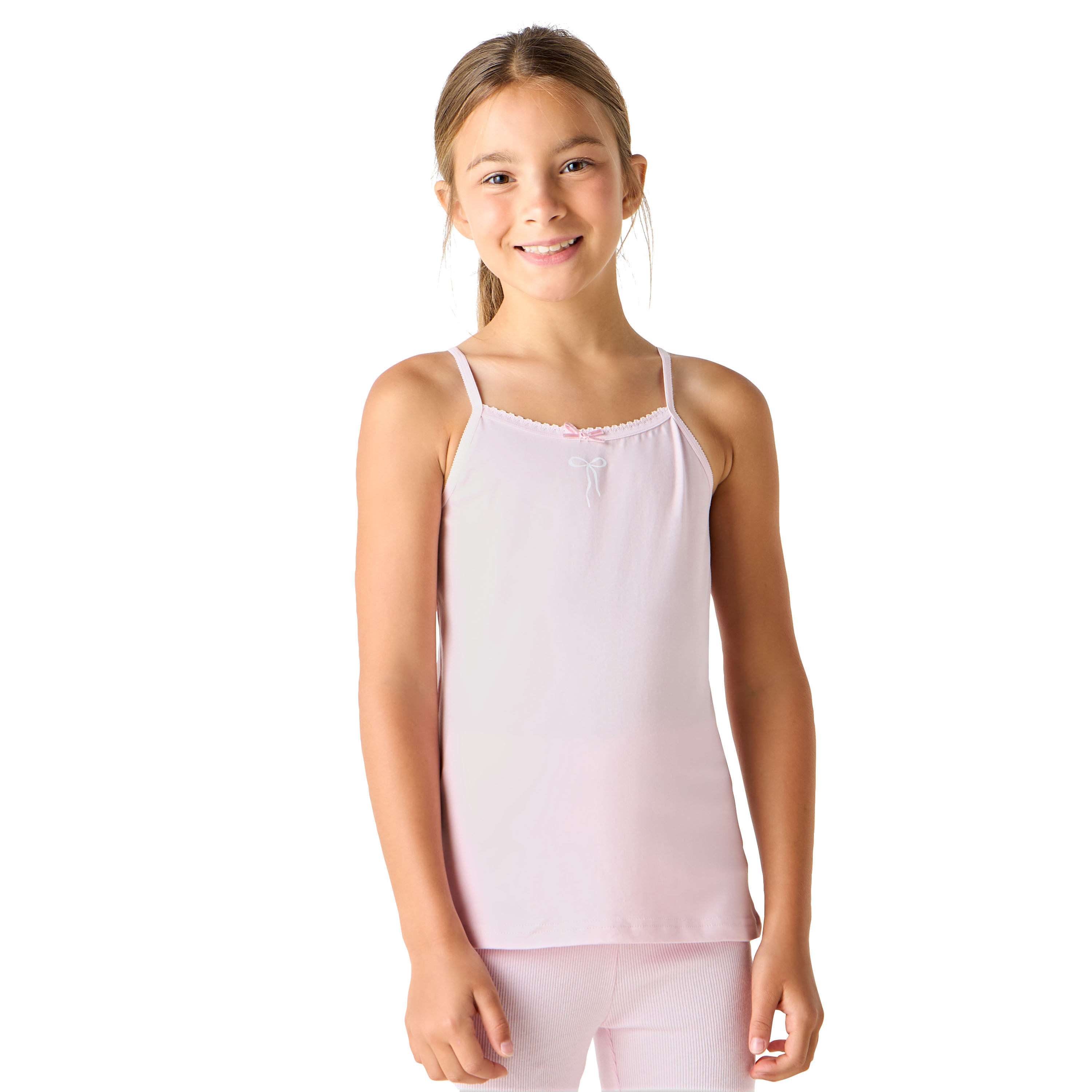 Juniors Assorted Camisole with Bow Detail - Set of 3-girls-clothing-innerwear-vests-image-10