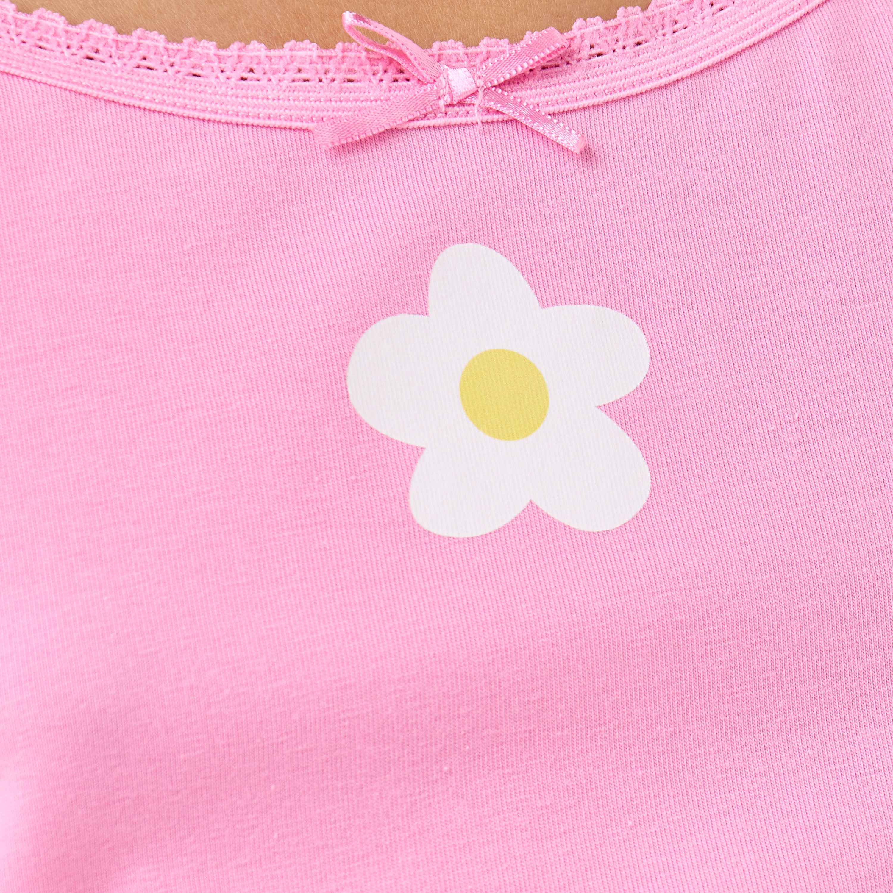 Juniors Printed Camisole with Bow Detail - Set of 8-girls-clothing-innerwear-vests-image-10