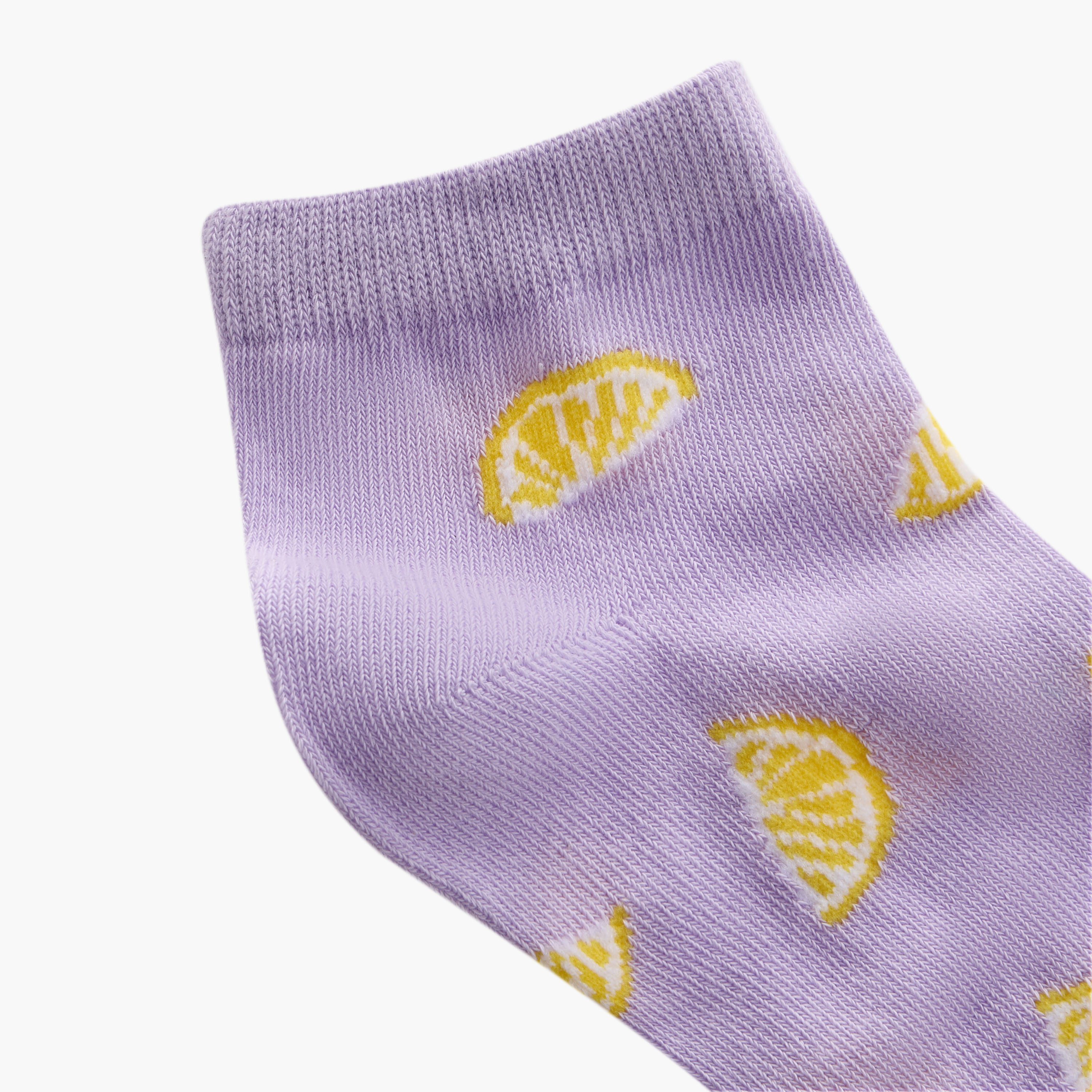 Juniors Printed Ankle Length Socks - Set of 6-girls-accessories-socks-image-5