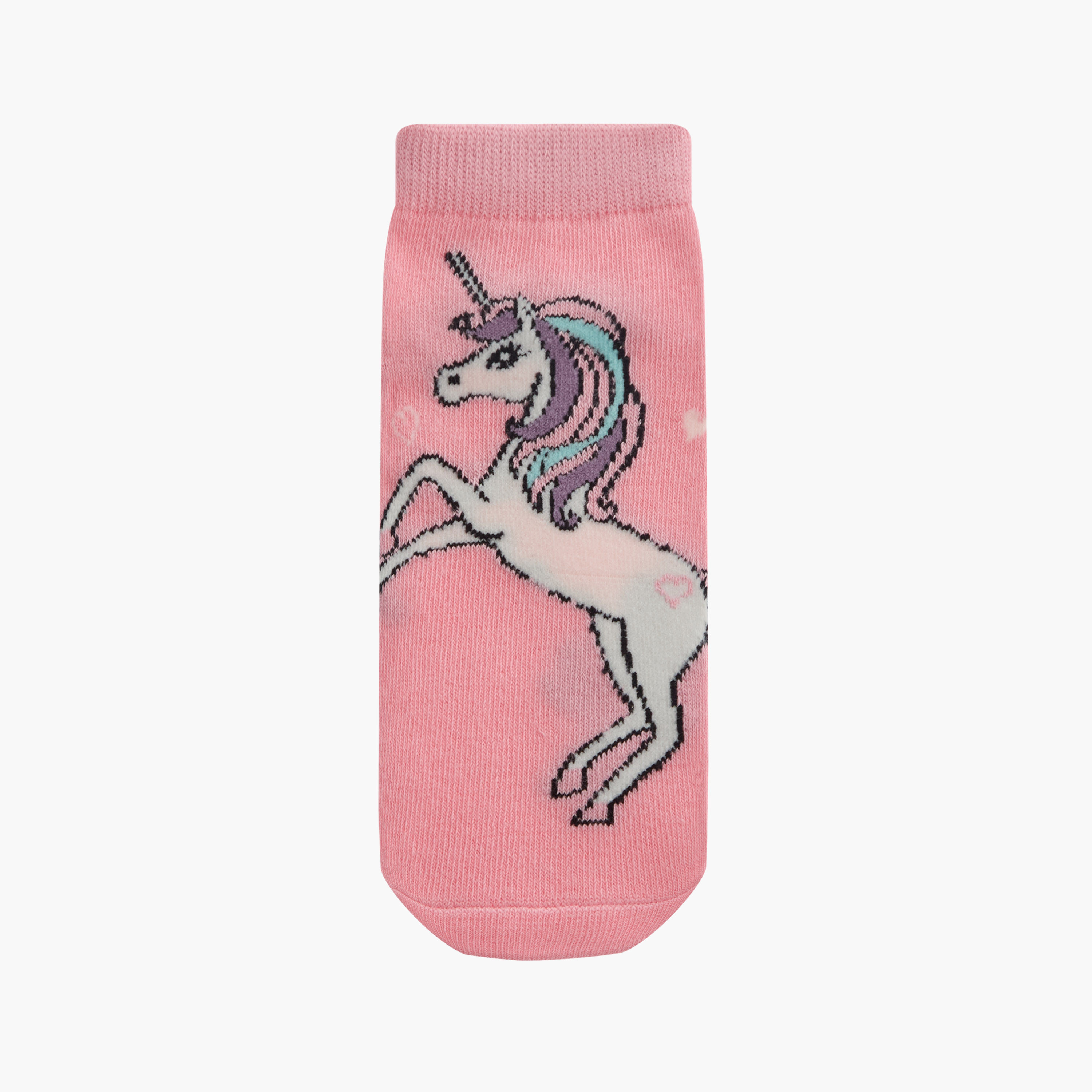 Juniors Printed Ankle Length Socks - Set of 7-girls-accessories-socks-image-2
