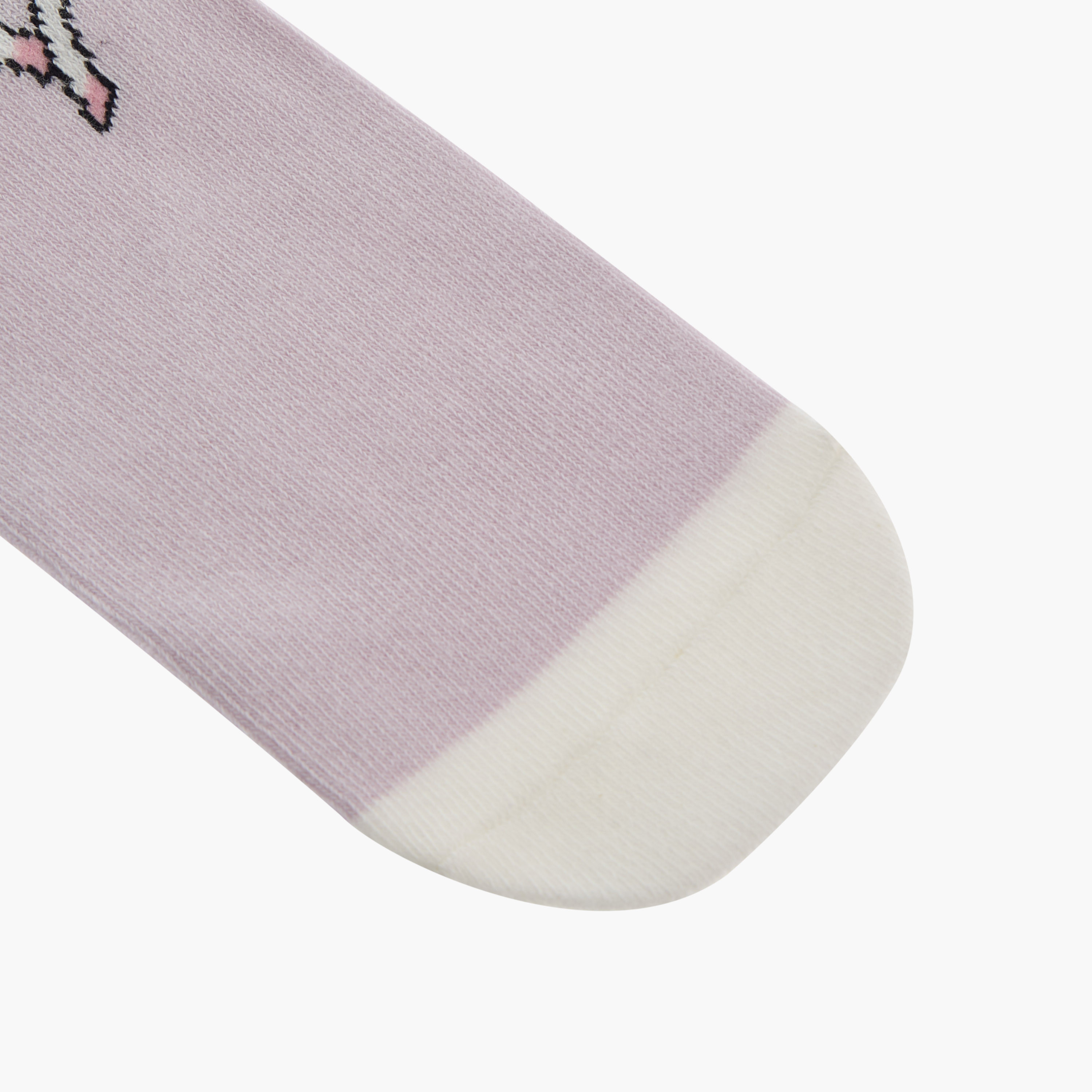 Juniors Printed Ankle Length Socks - Set of 7-girls-accessories-socks-image-3