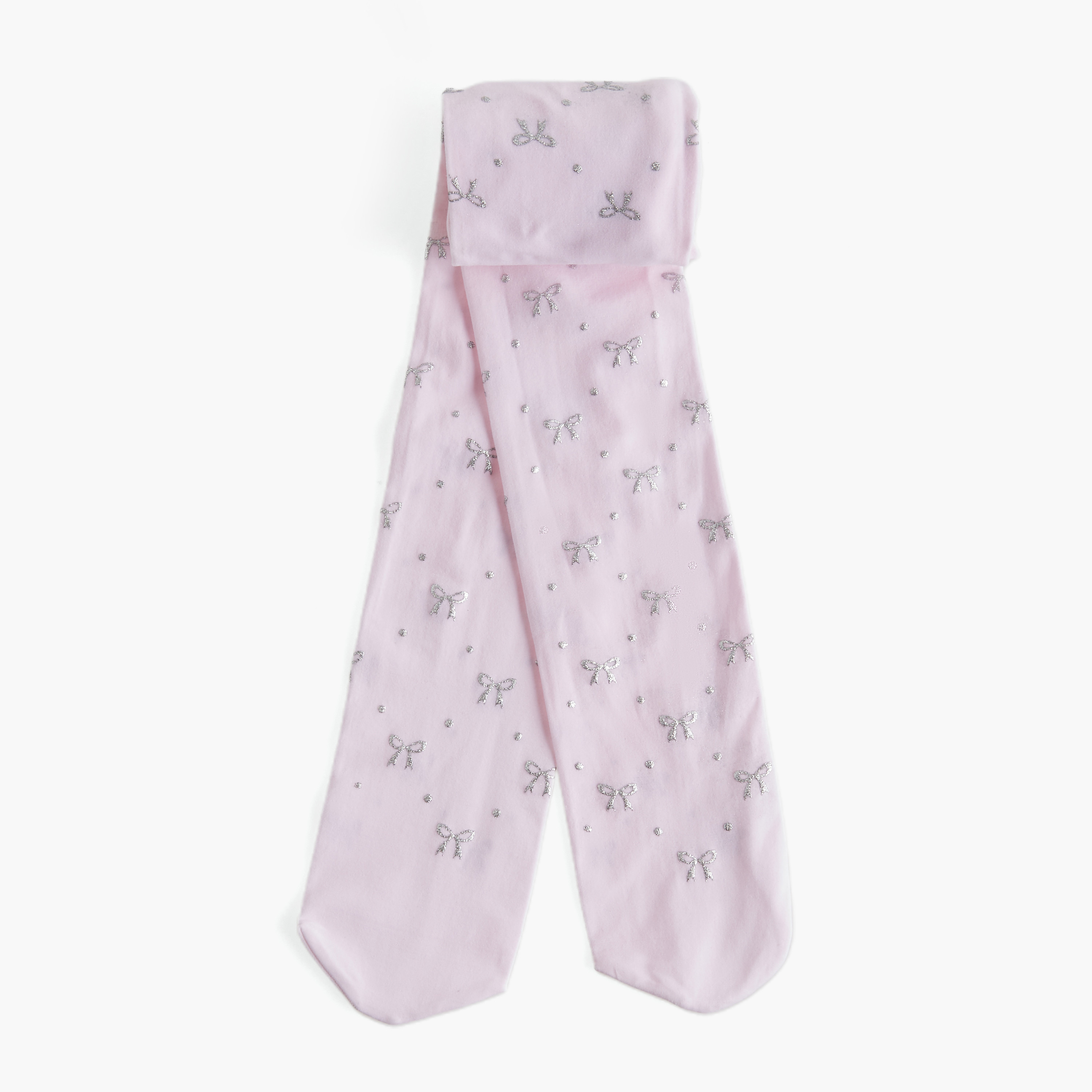 سروال تحتاني بفيونكة وحزام خصر مطاطي من جونيورز-girls-accessories-socks-image-1
