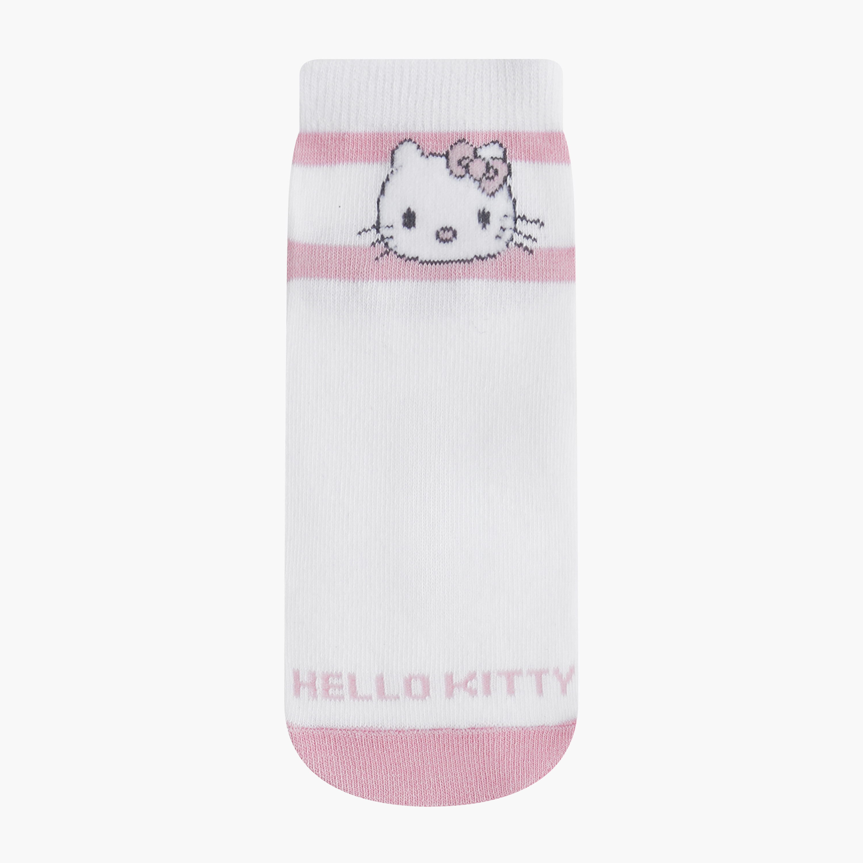 Sanrio Hello Kitty Detail Ankle Length Socks - Set of 3-girls-accessories-socks-image-2