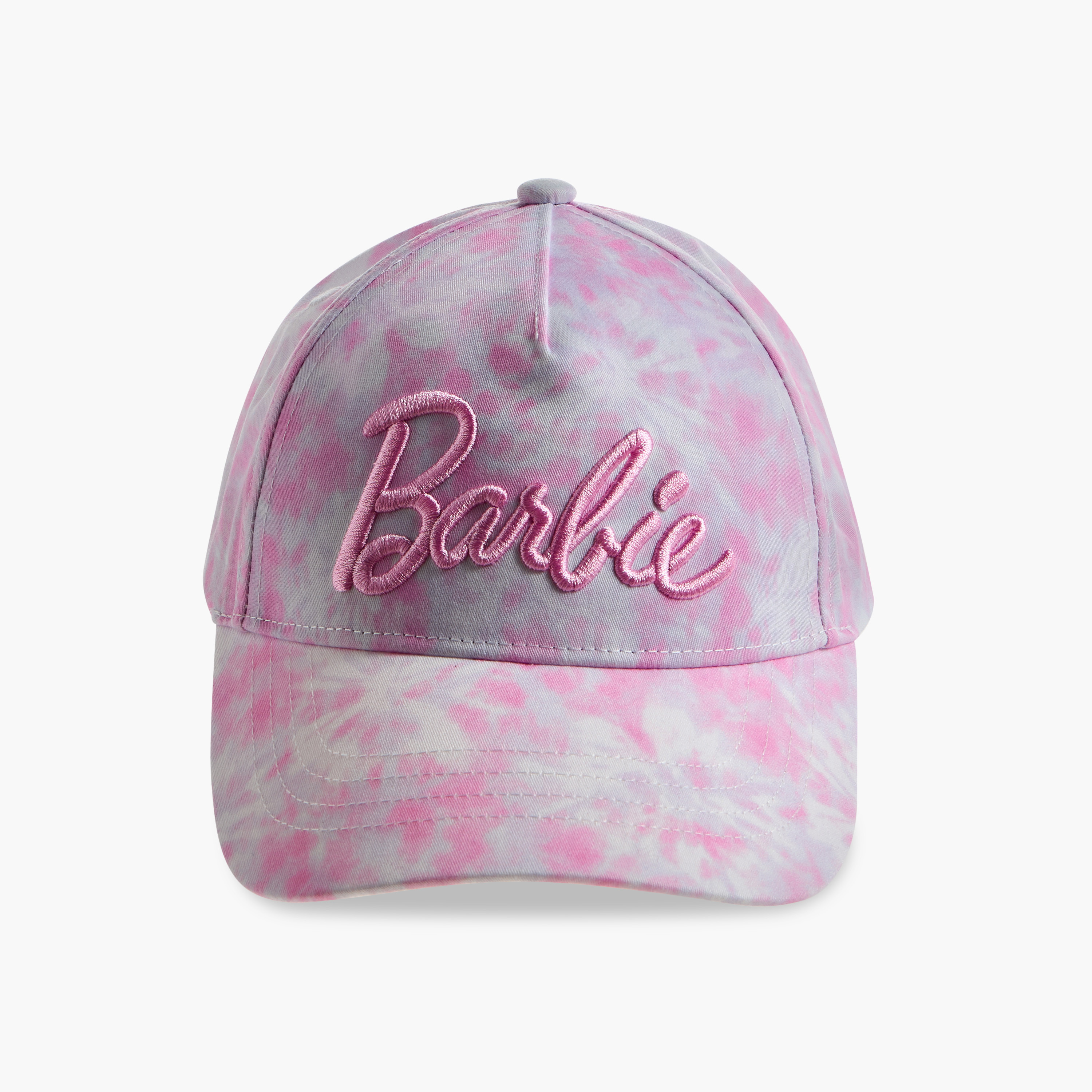 Barbie Embroidered Cap with Hook and Loop Strap Closure-baby-girls-accessories-caps-image-1