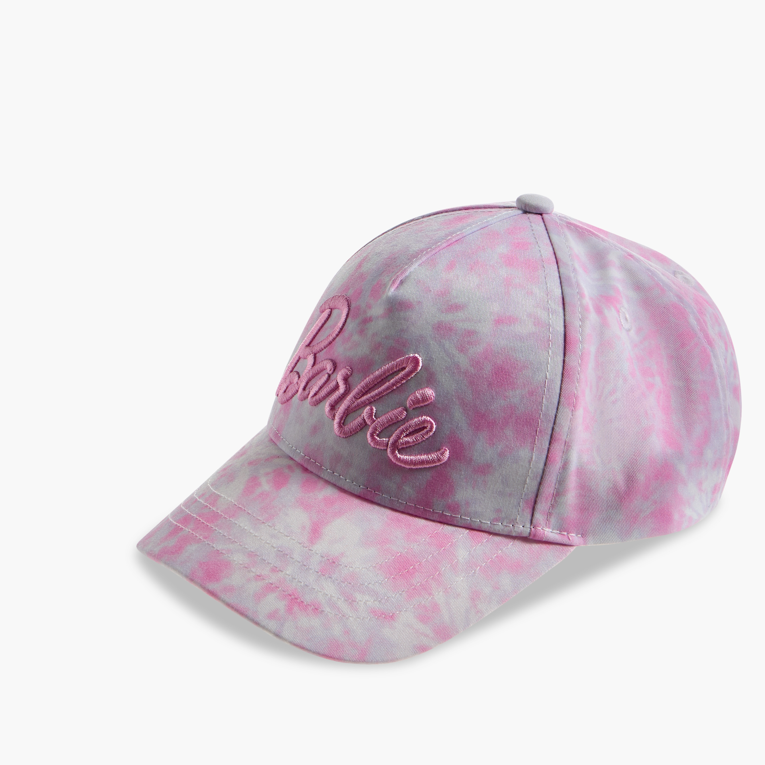 Barbie Embroidered Cap with Hook and Loop Strap Closure-baby-girls-accessories-caps-image-2