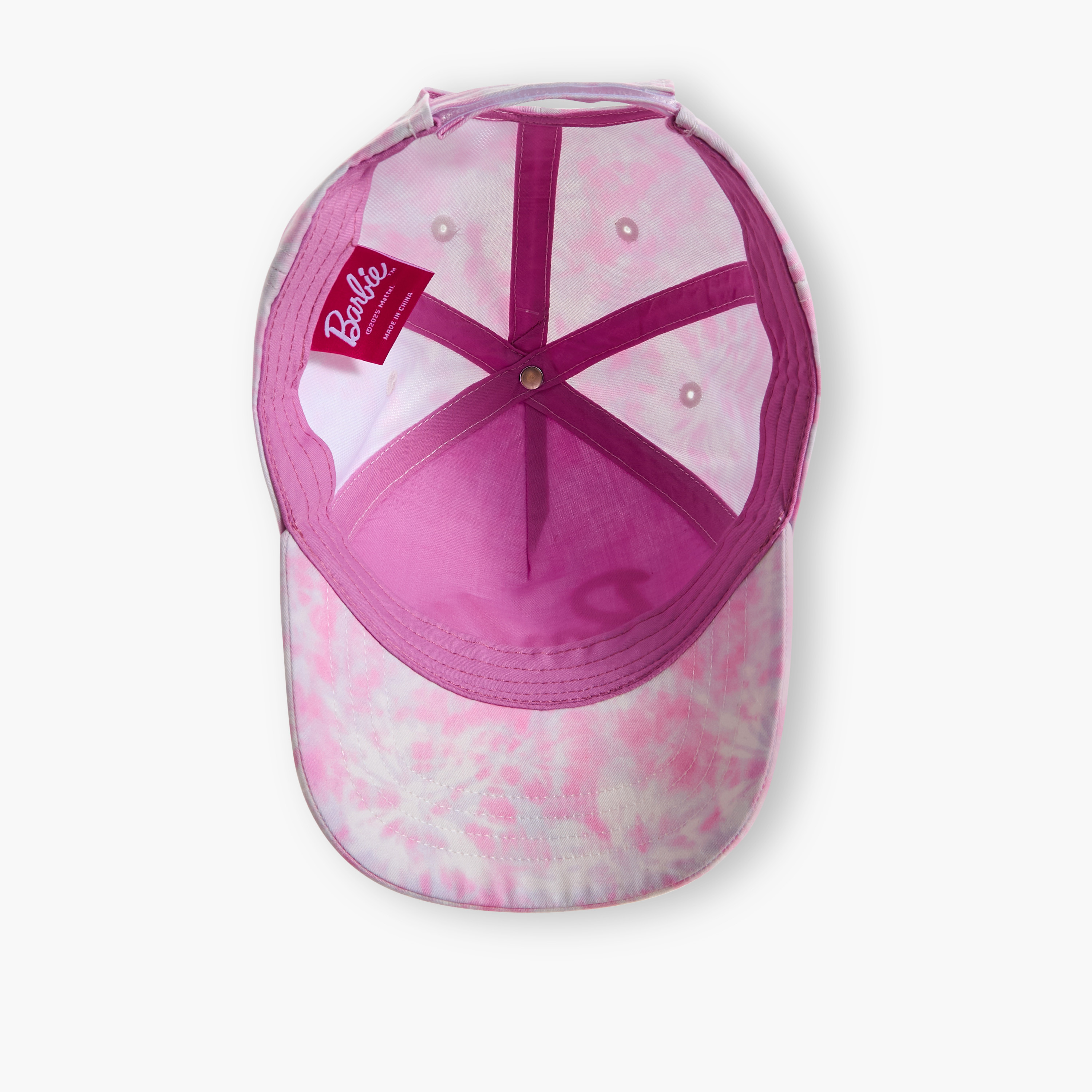 Barbie Embroidered Cap with Hook and Loop Strap Closure-baby-girls-accessories-caps-image-7